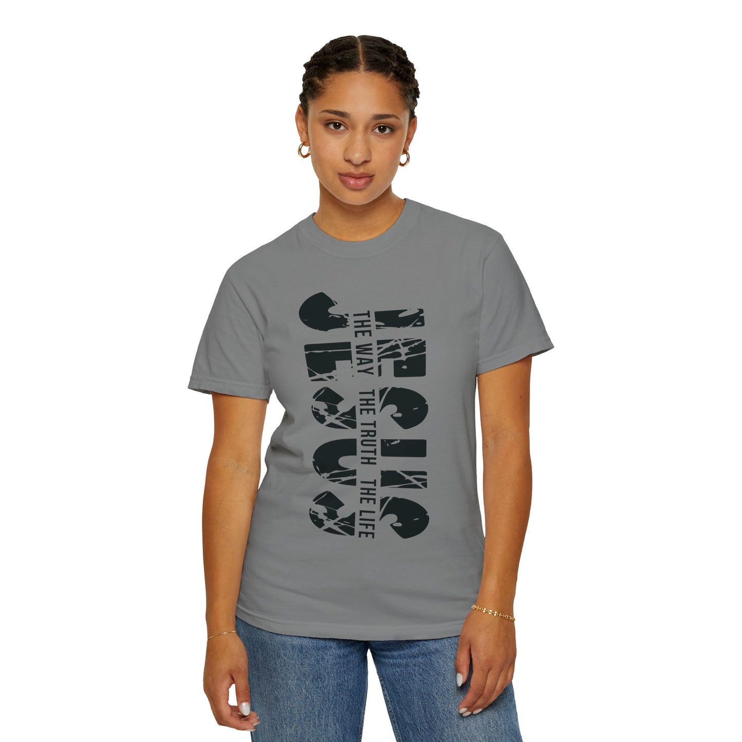 Jesus Shirt,Jesus The Way The Truth The Life Comfort Colors Shirt