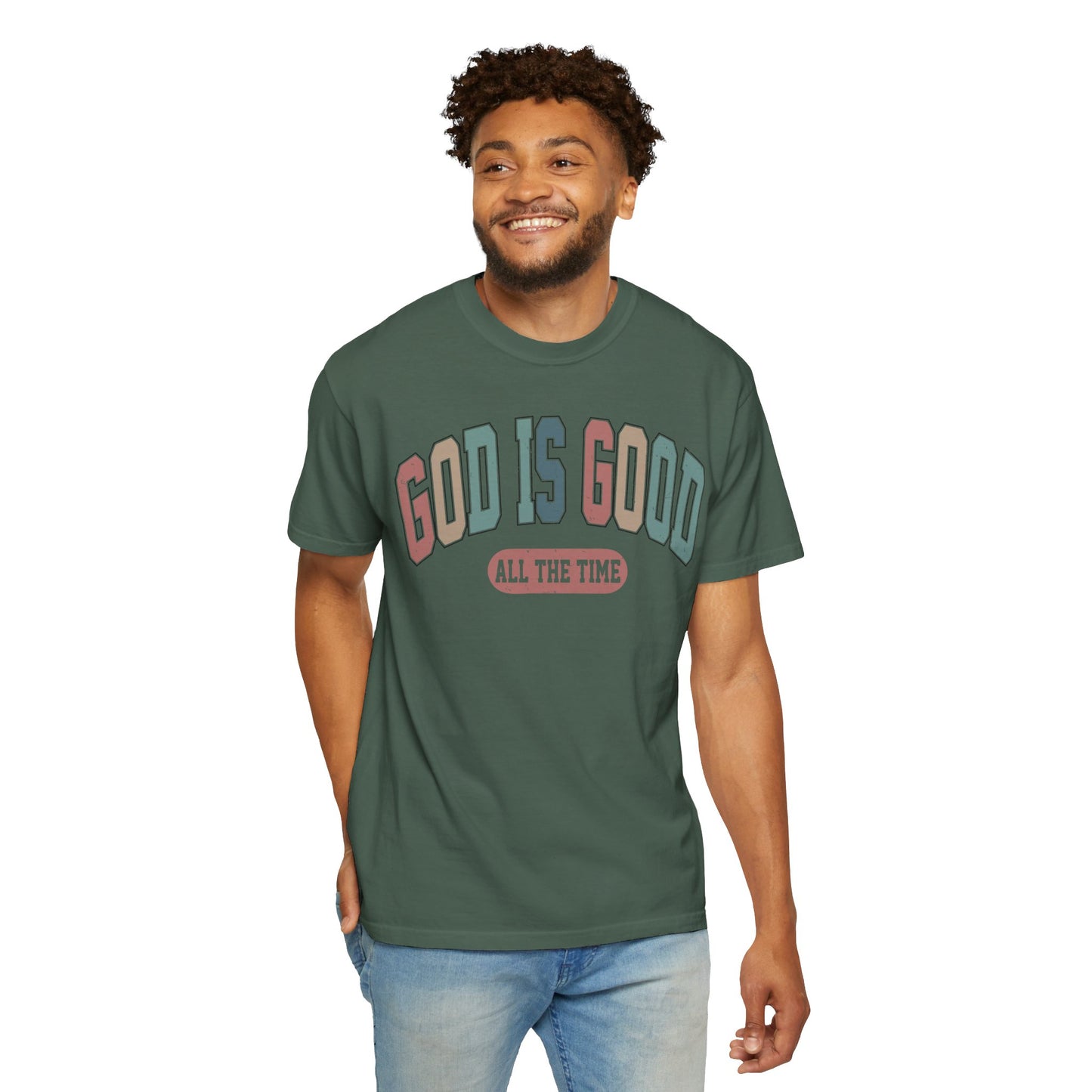 Christian Comfort Colors Shirt - God Is Good All The Time Shirt