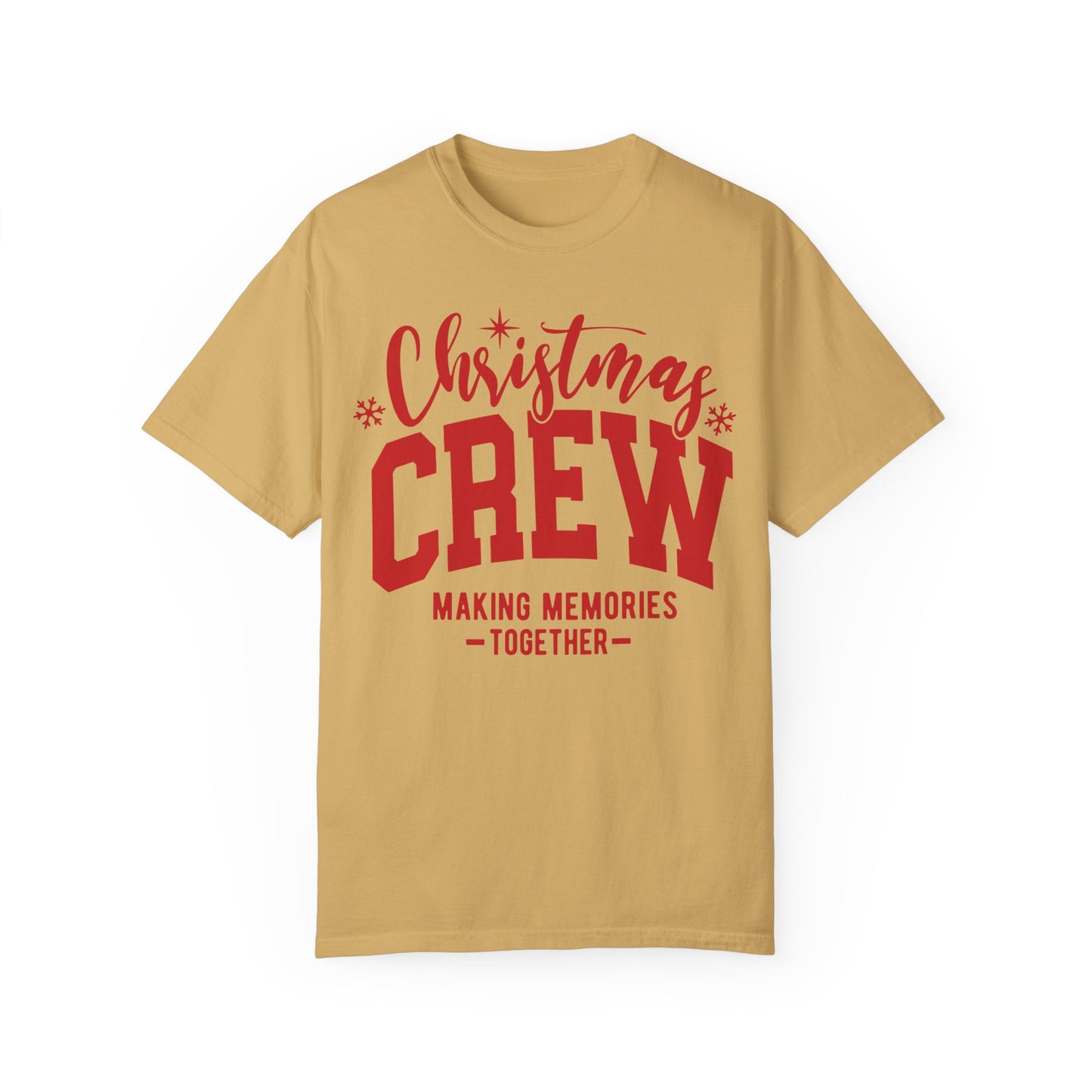 Making Memories Together Christmas Crew Shirt Mustard