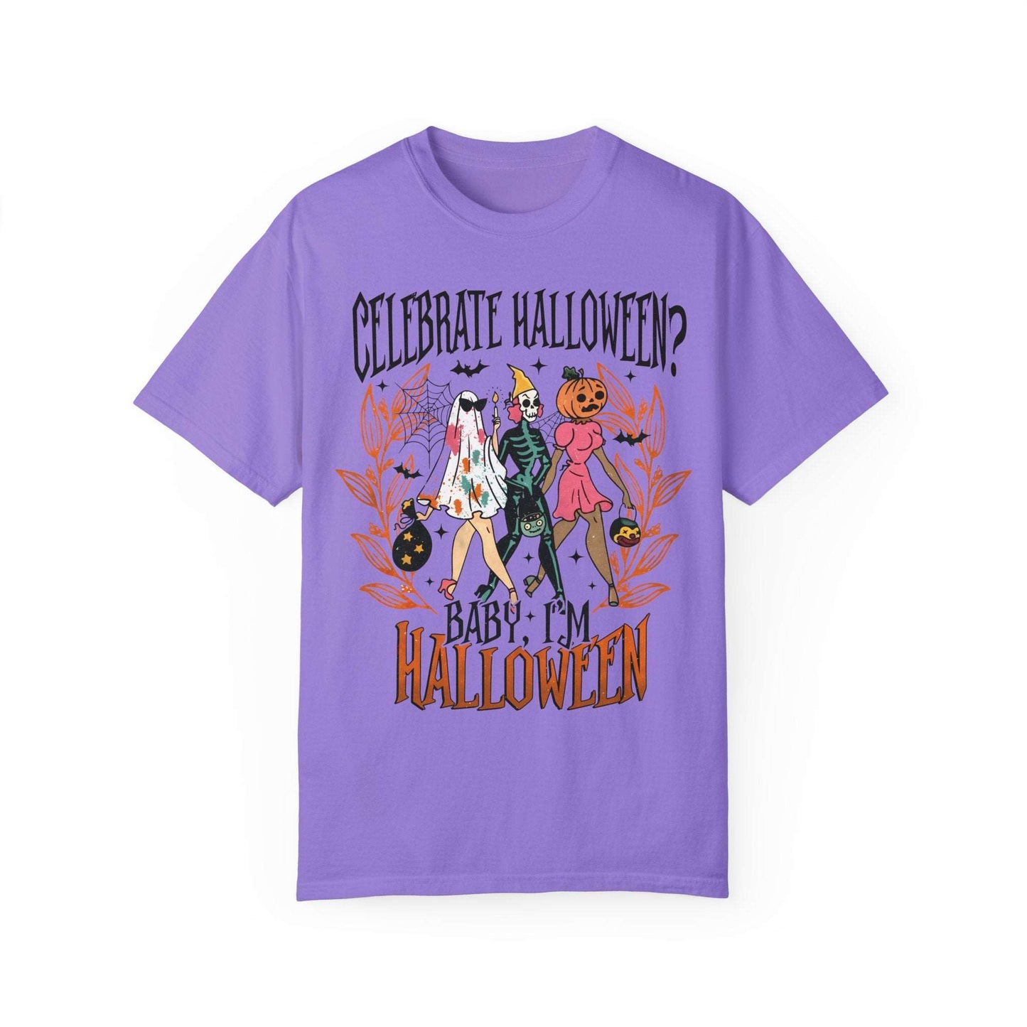 Celebrate Halloween Baby I'm Halloween Shirt - Spooky Season Gift Violet