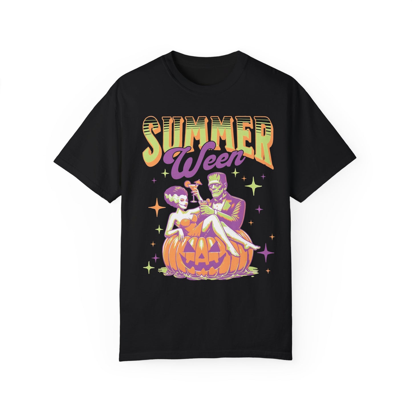 Summer Ween Funny Monster Beach Party Shirt Black