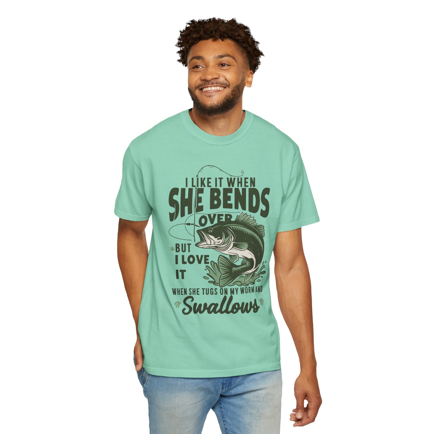 I Like It When She Bends Over Shirt - Fishing Shirt
