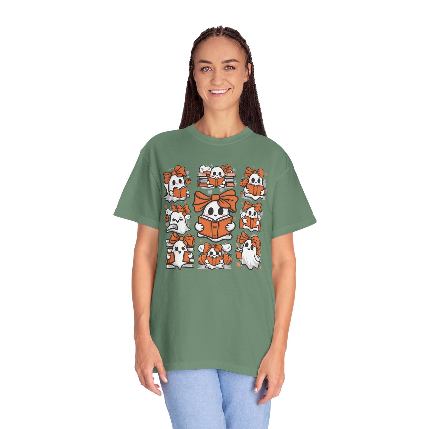 Ghost Reading Shirt, Teacher Halloween Shirt