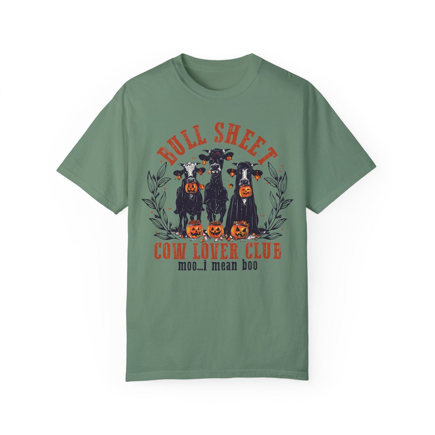 Bull Sheet Cow Lover Club Shirt Light Green