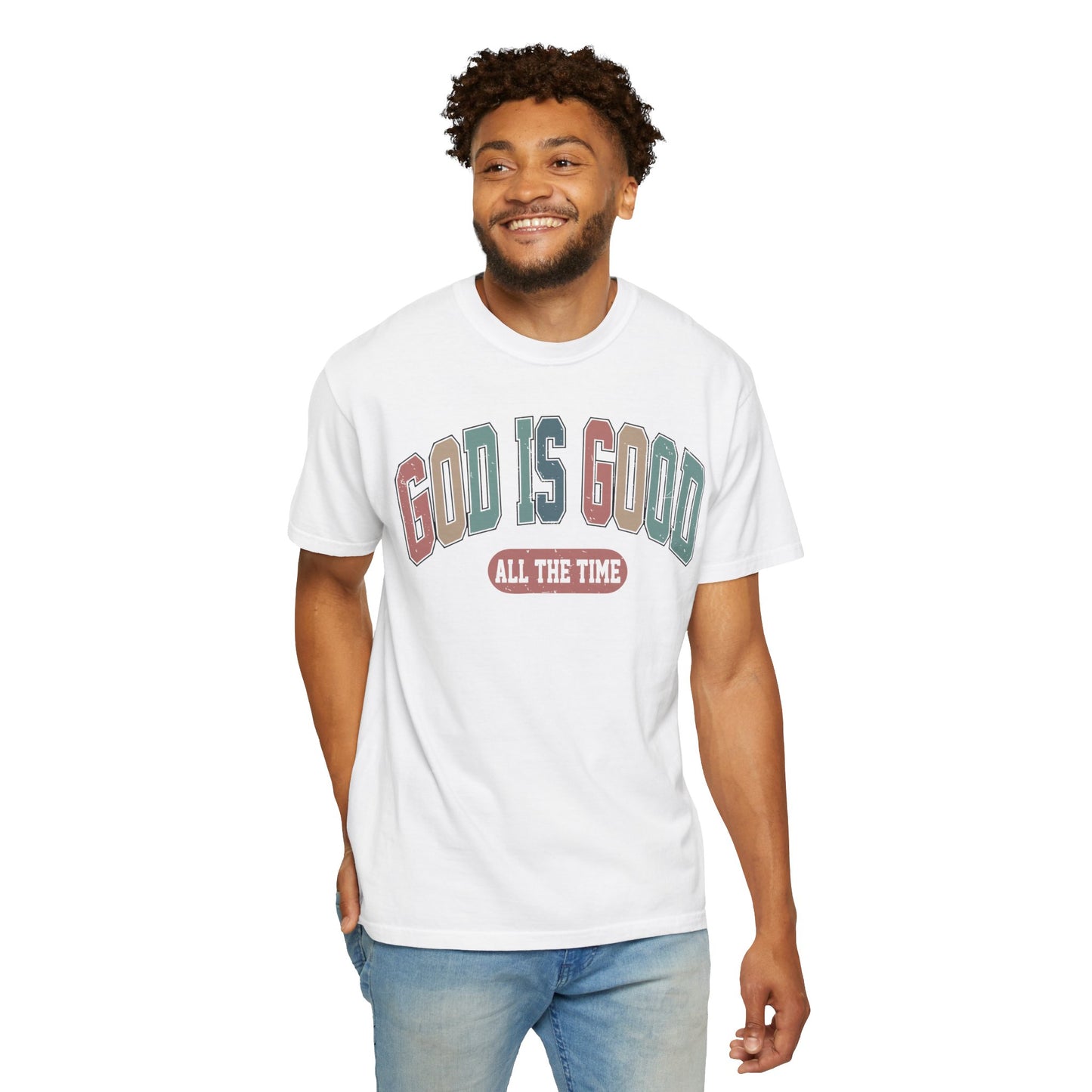 Christian Comfort Colors Shirt - God Is Good All The Time Shirt