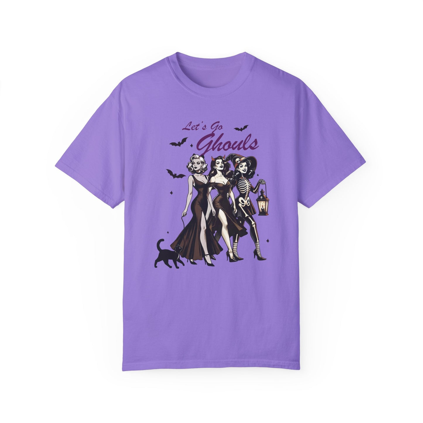 Halloween Girl Let's Go Ghouls Shirt Violet