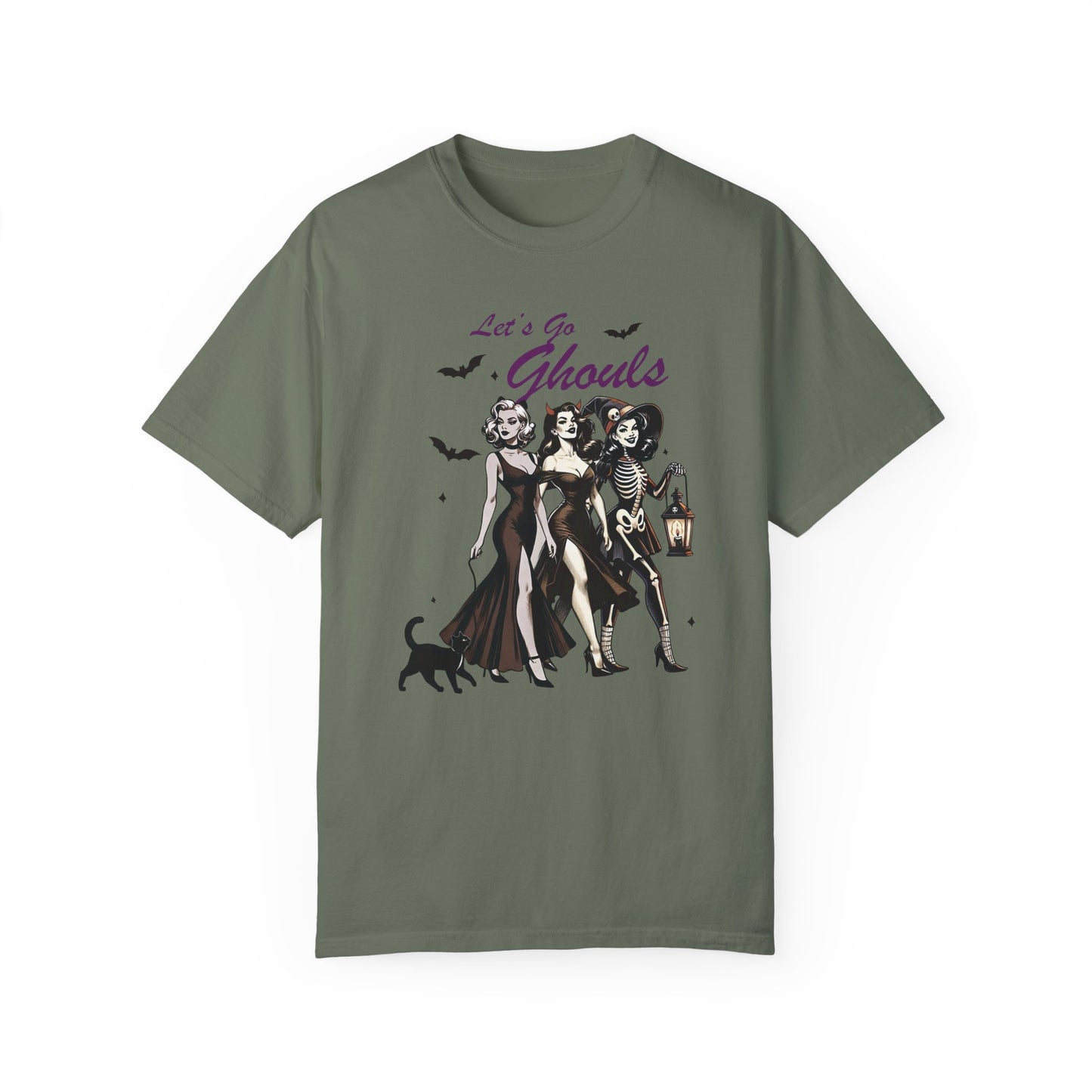 Halloween Girl Let's Go Ghouls Shirt Moss