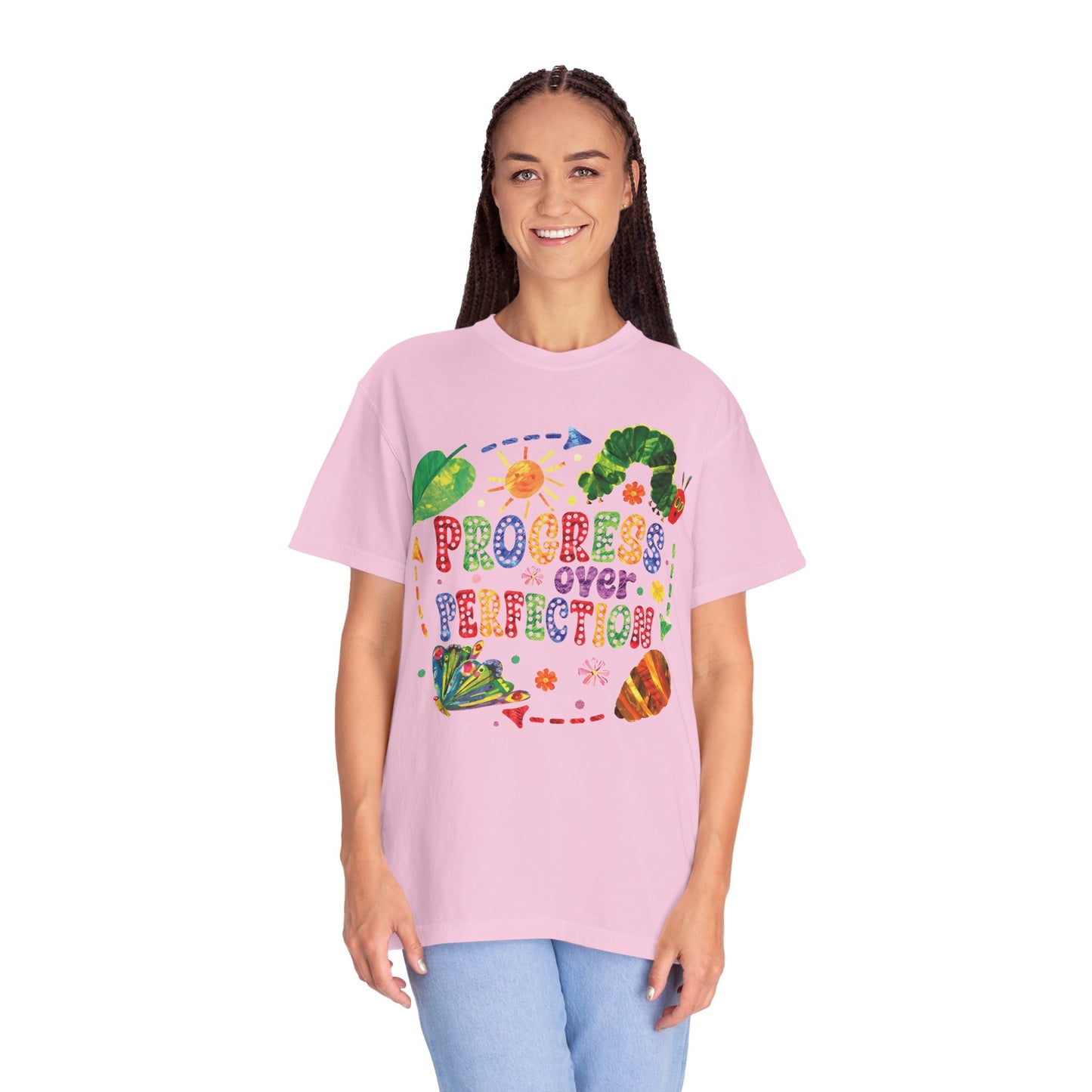 Progress Over Perfection Teacher Shirt - Inspirational Educator Apparel