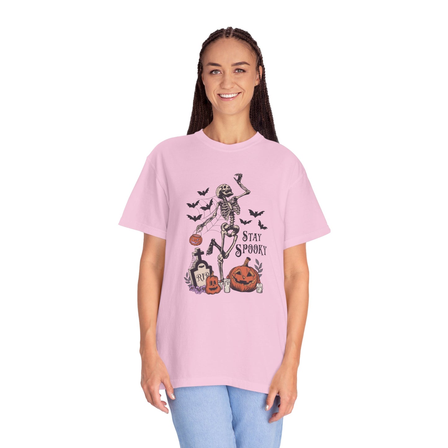 Comfort Colors® Dancing Skeleton Shirt - Stay Spooky Shirt