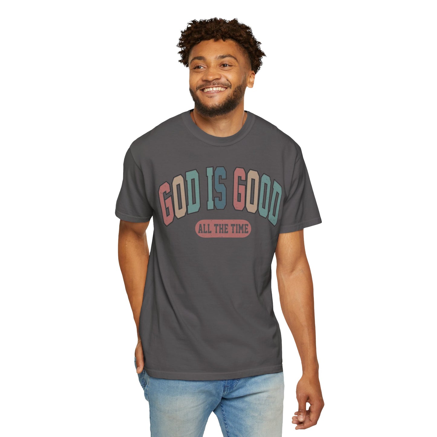 Christian Comfort Colors Shirt - God Is Good All The Time Shirt