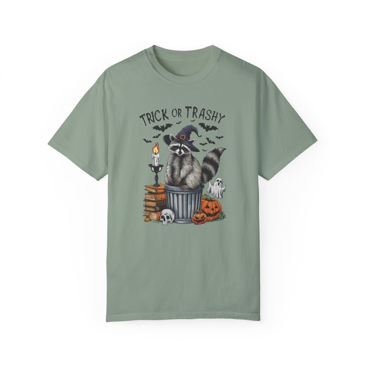 Trick or Trashy Raccoon Vintage Graphic T-shirt Bay