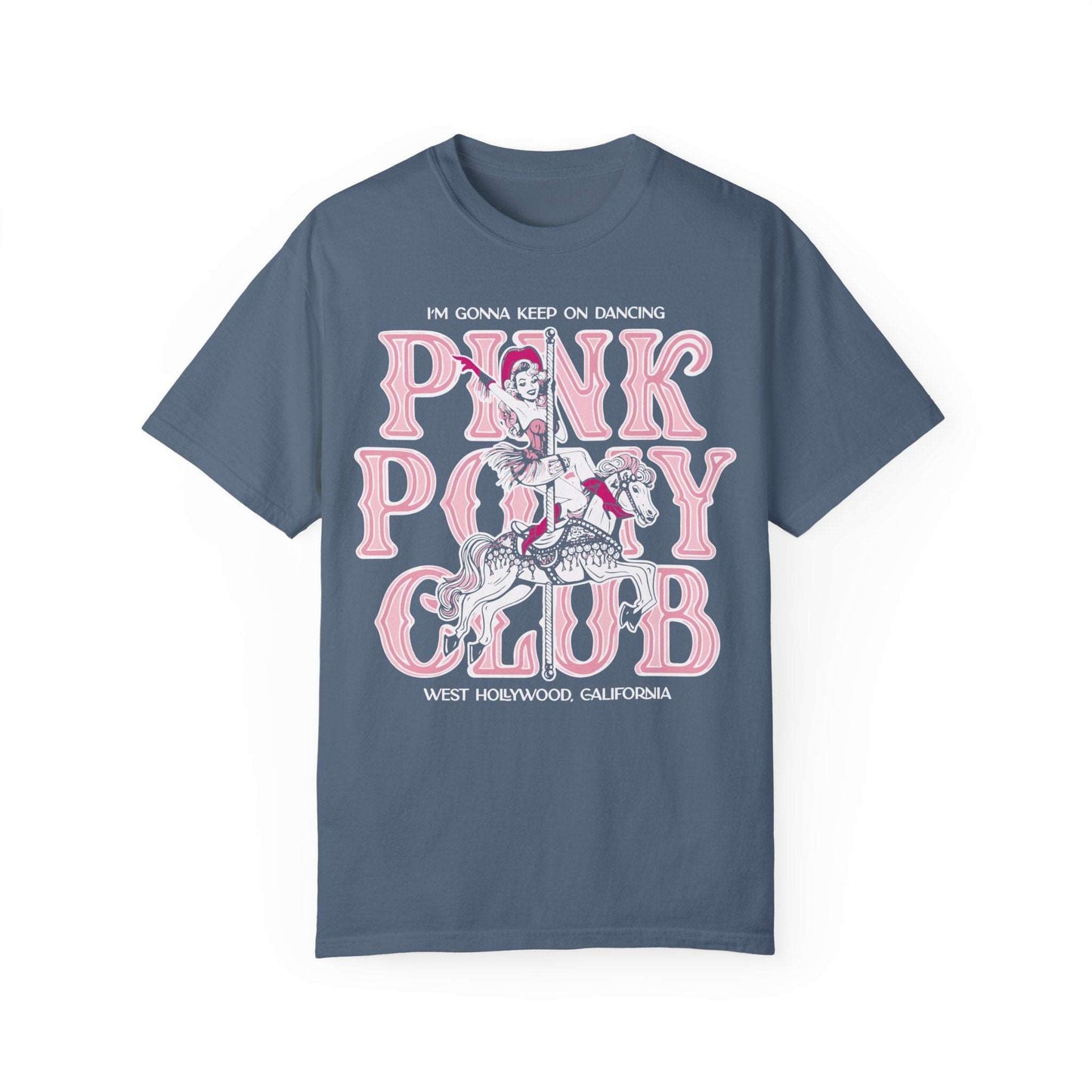 Chappell Roan Pink Pony Club Shirt- Midwest Princess 2024 Tour Tee Blue Jean