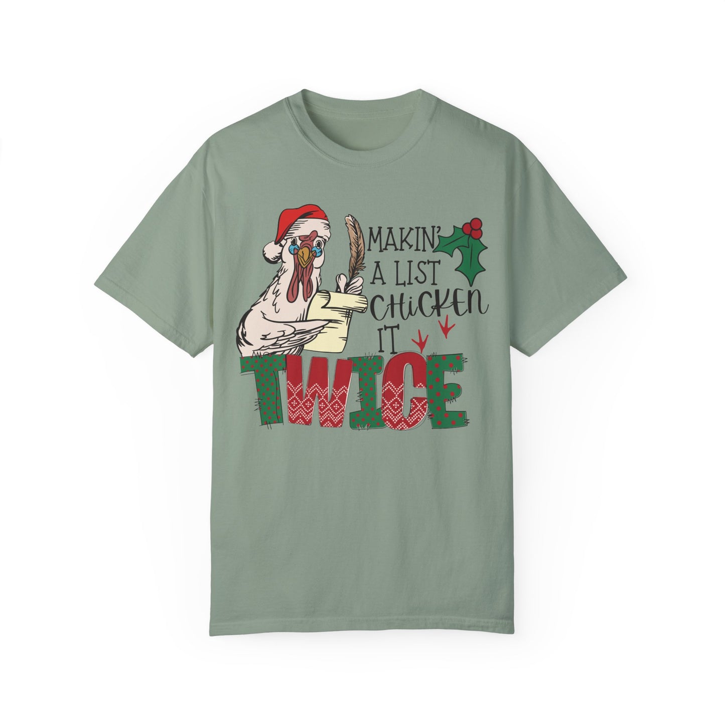 Making a list chicken it twice Christmas chicken Shirt Bay