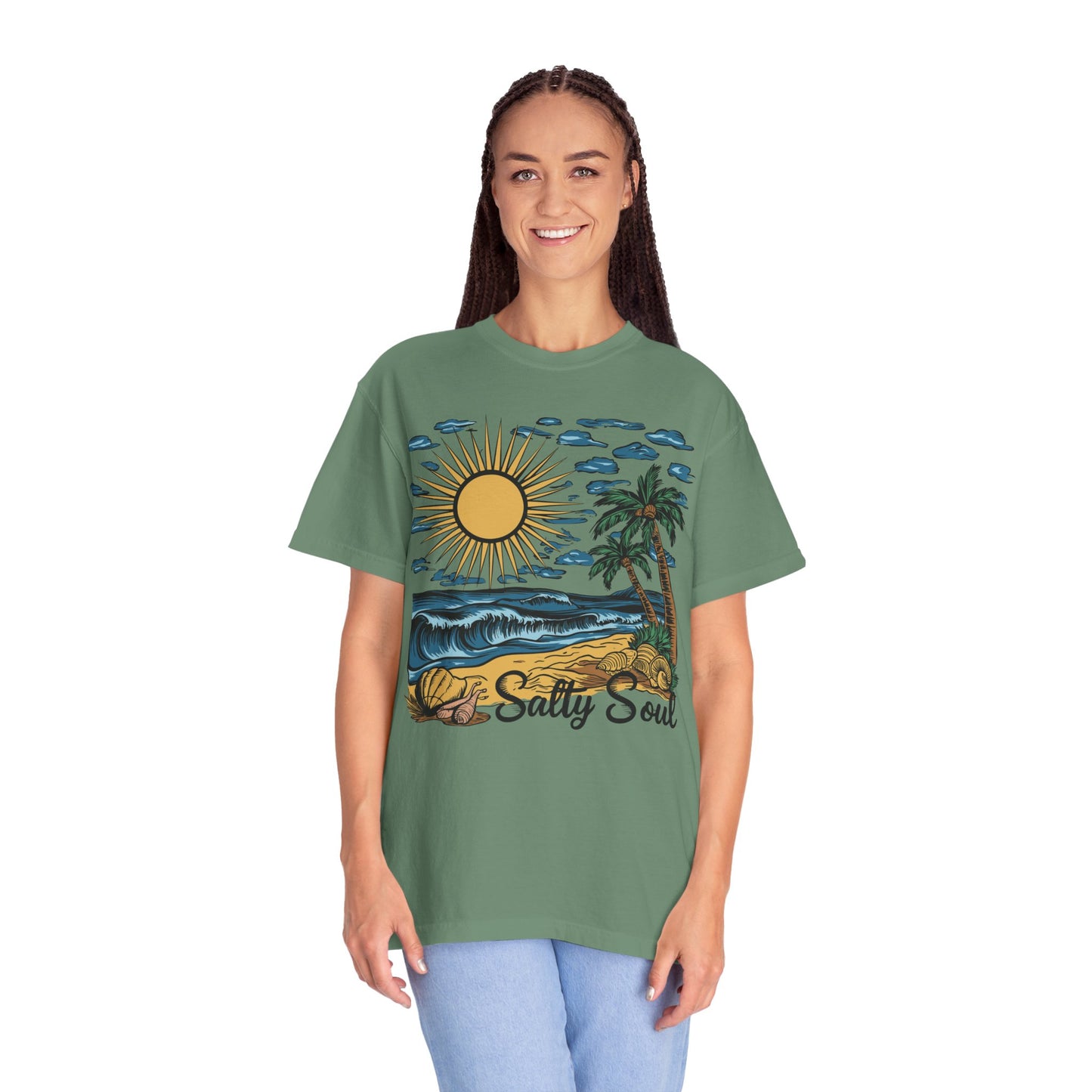 Salty Soul Beach Summer Shirt | Coastal Fashion Apparel