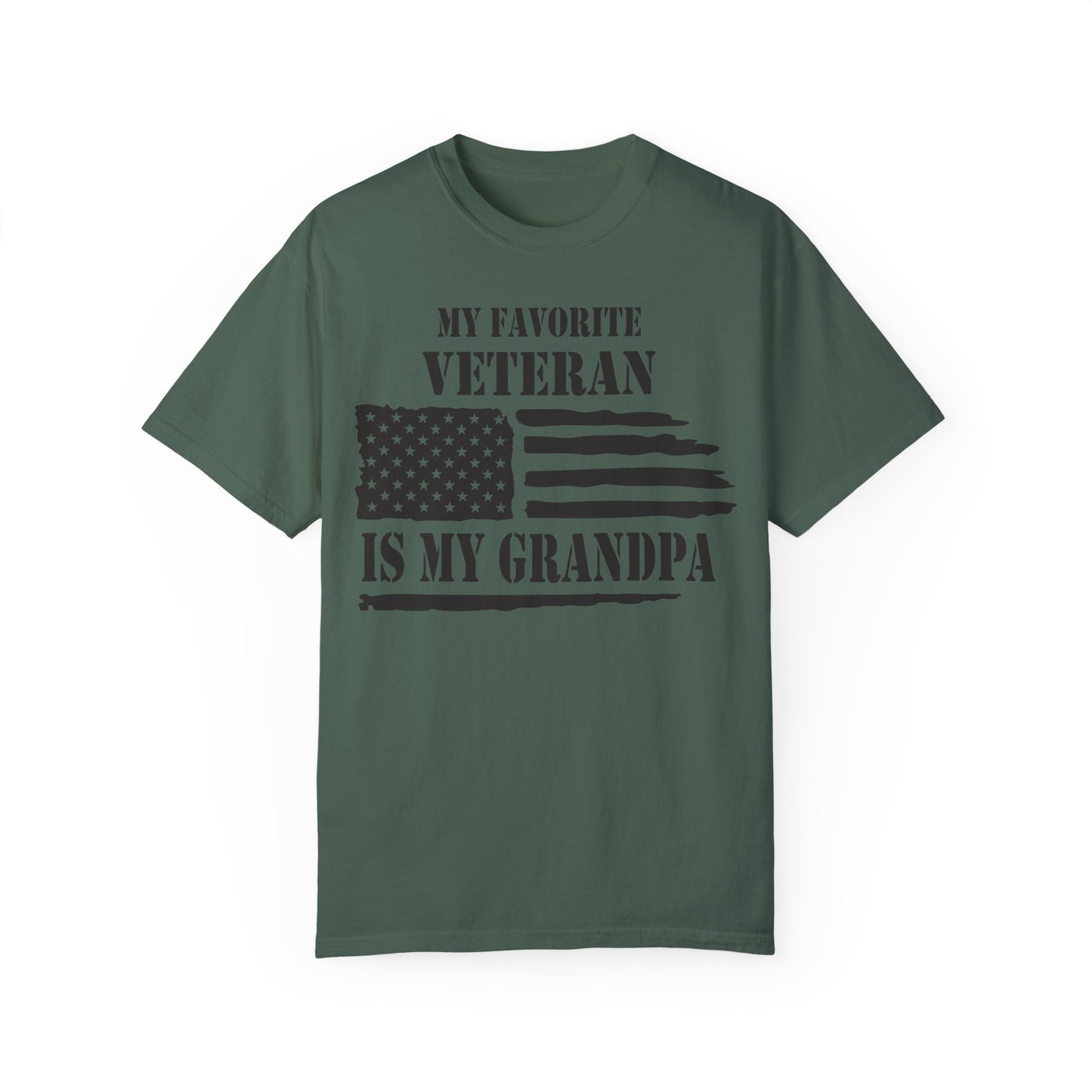 My Favorite Veteran Is My Grandpa Shirt Blue Spruce