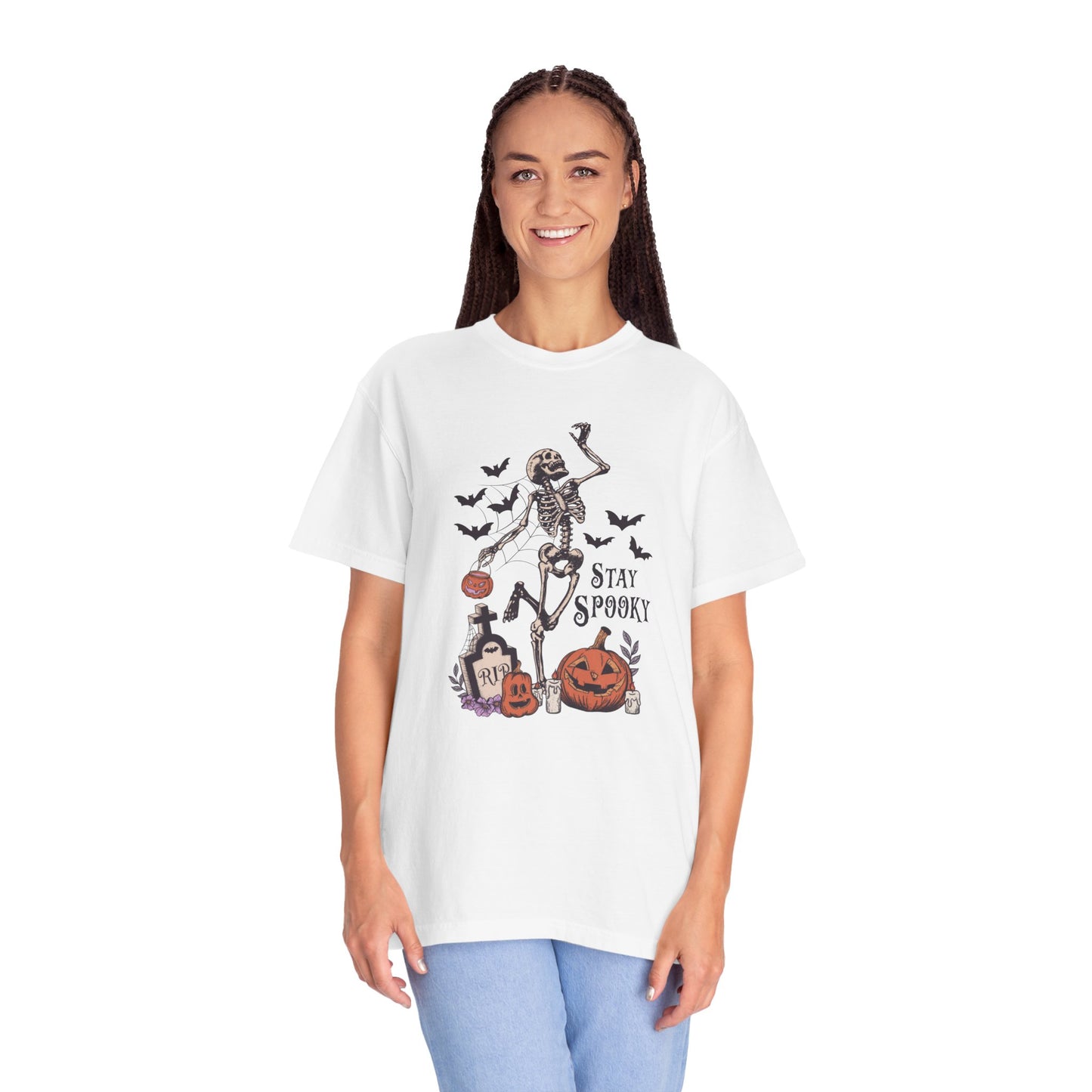 Comfort Colors® Dancing Skeleton Shirt - Stay Spooky Shirt
