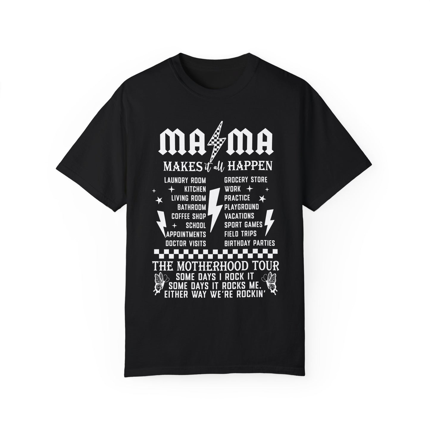 Funny Mama Summer Shirt | Humorous Mom Apparel Black