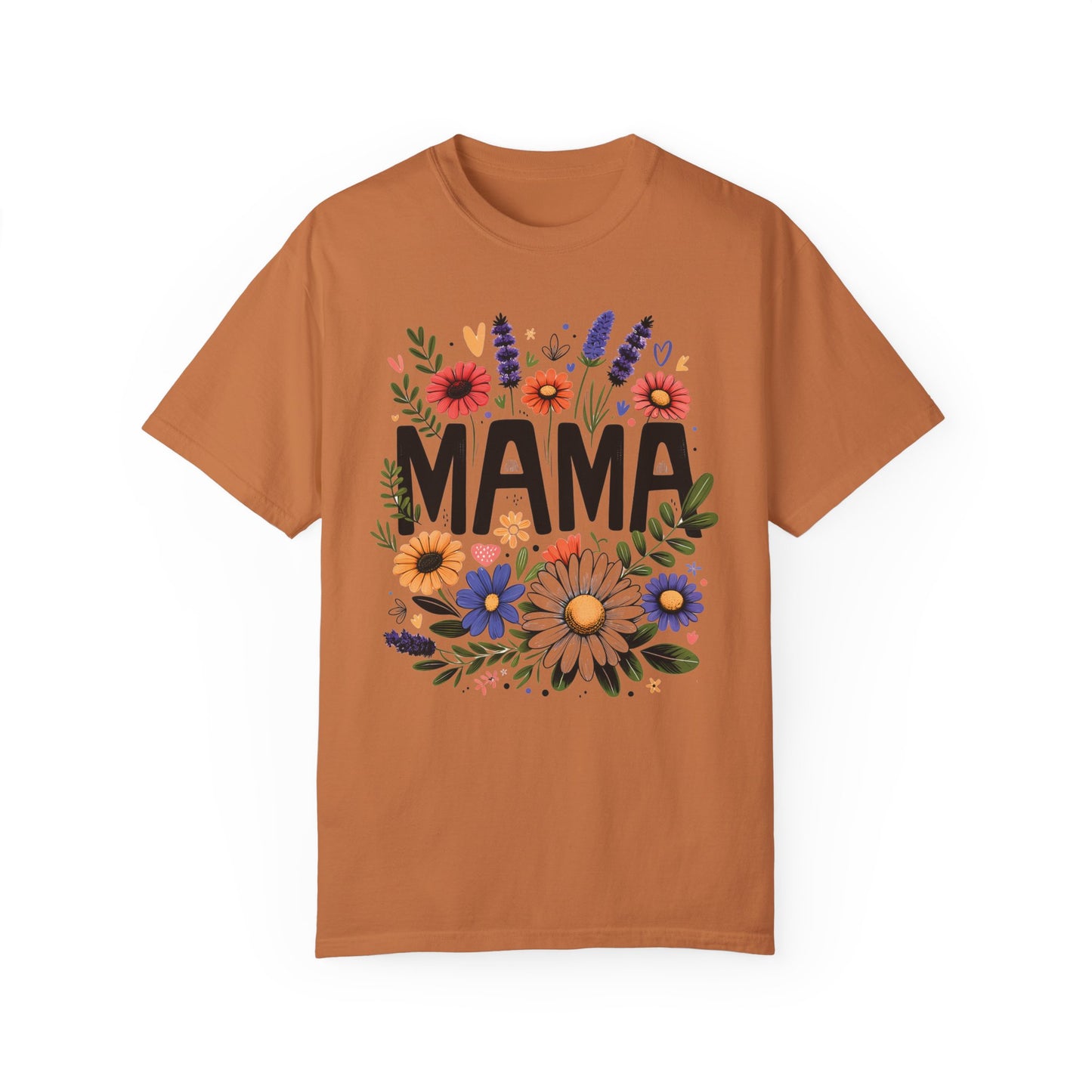 Comfort Colors Flower Mama Shirt Yam