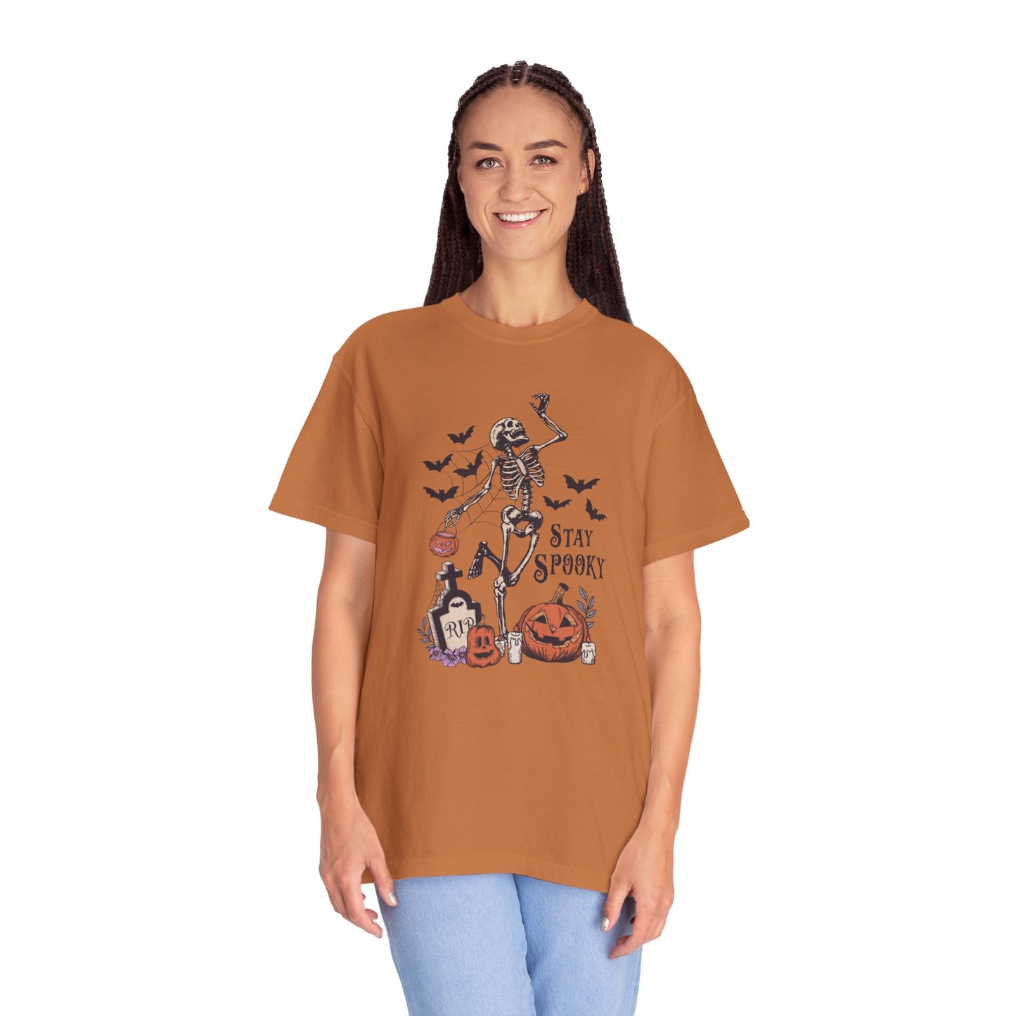 Comfort Colors® Dancing Skeleton Shirt - Stay Spooky Shirt
