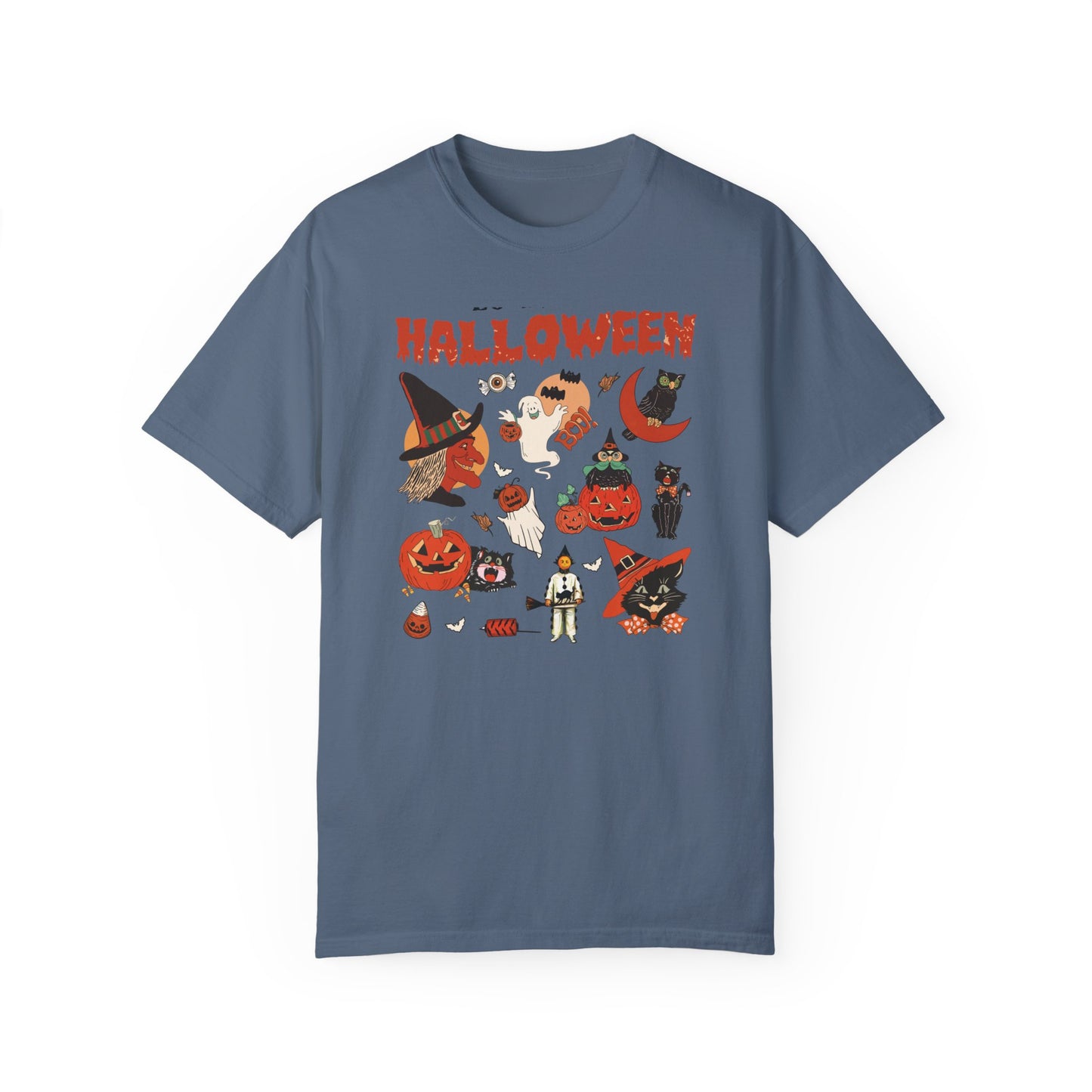 Long Live Halloween - Vintage Halloween Shirt Blue Jean