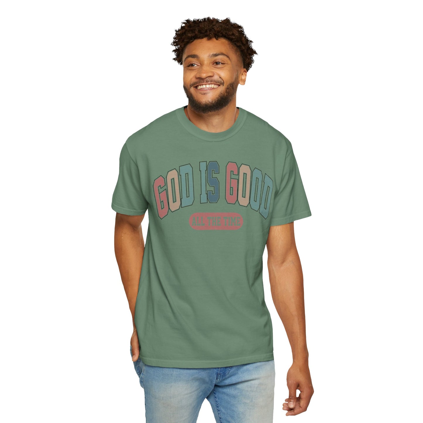 Christian Comfort Colors Shirt - God Is Good All The Time Shirt