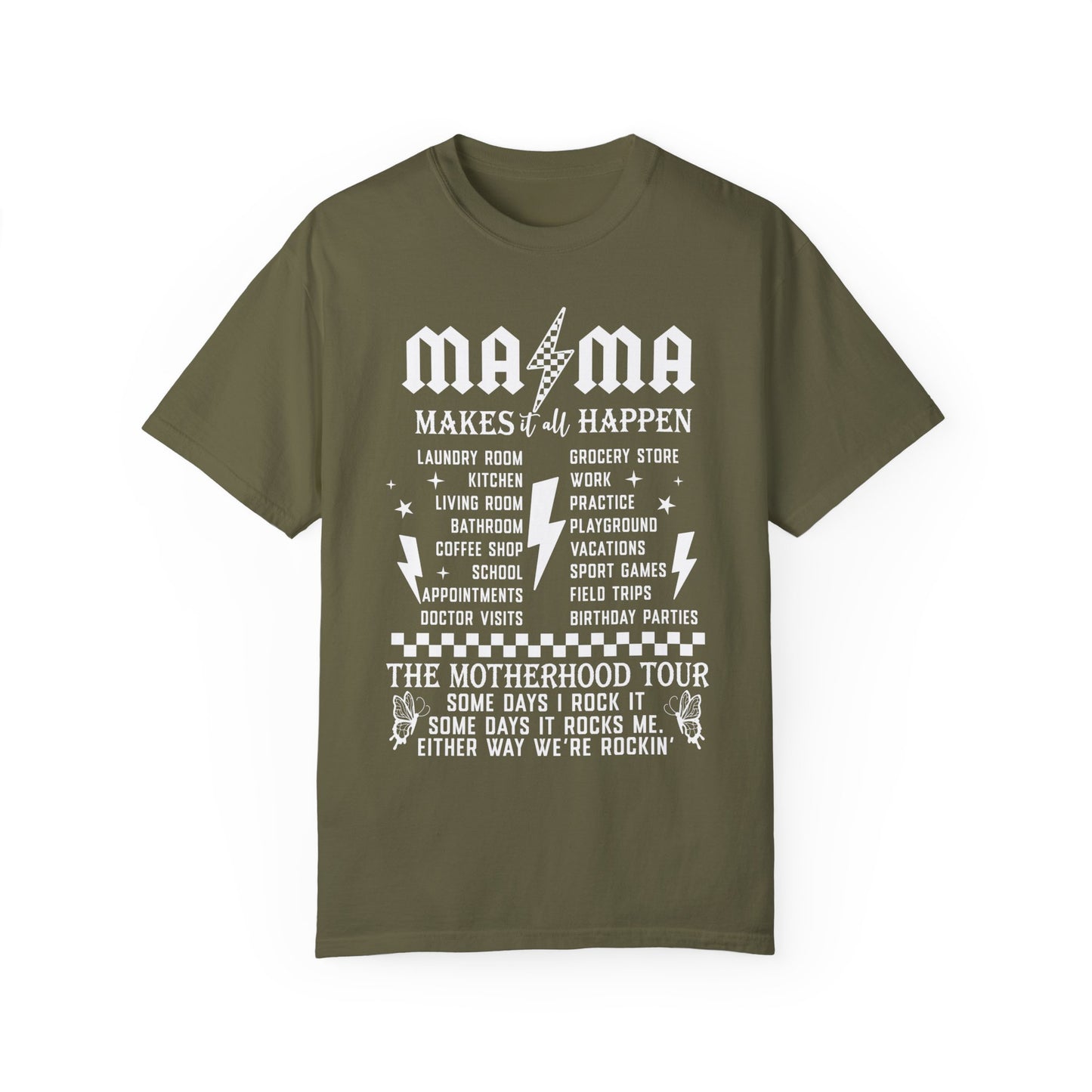 Funny Mama Summer Shirt | Humorous Mom Apparel Sage
