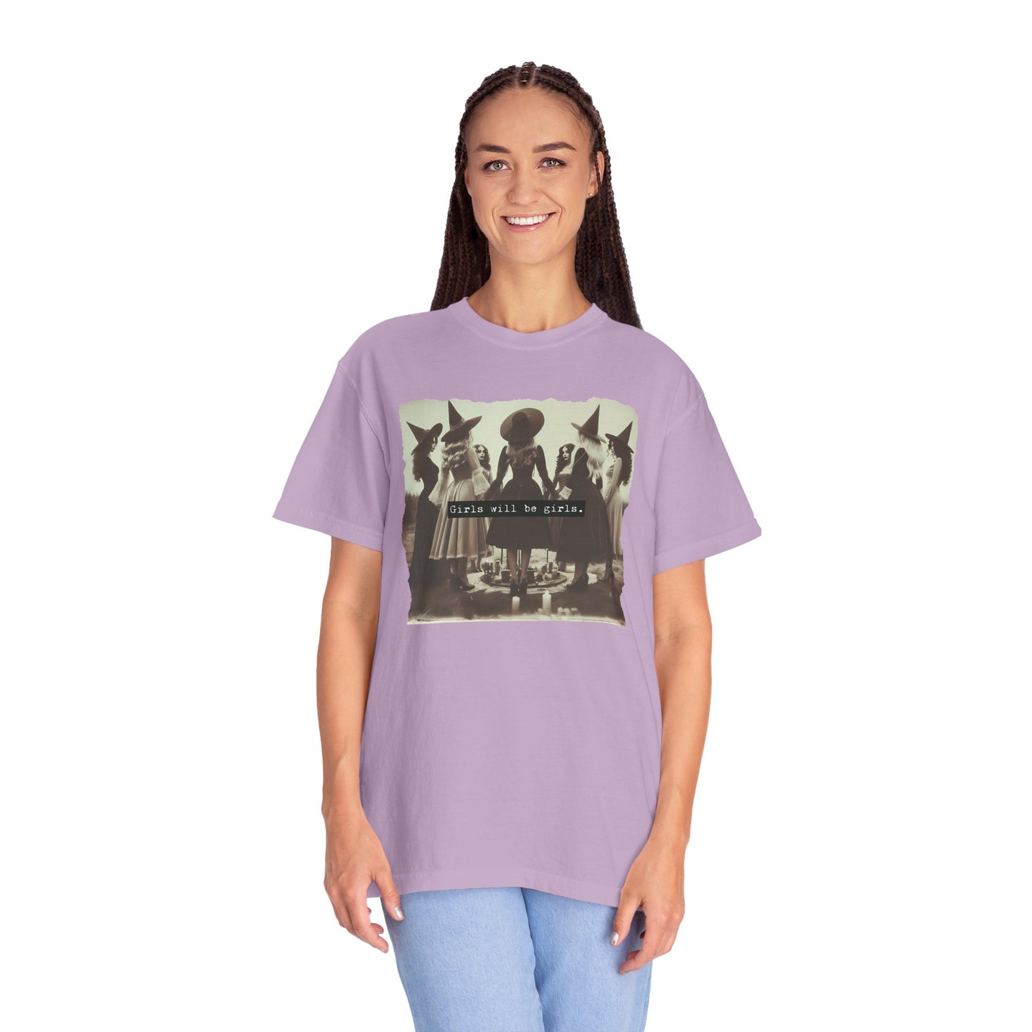 Girls Will Be Girls Shirt, Funny Feminist Comfort Colors Tee, Female Feminist Shirt