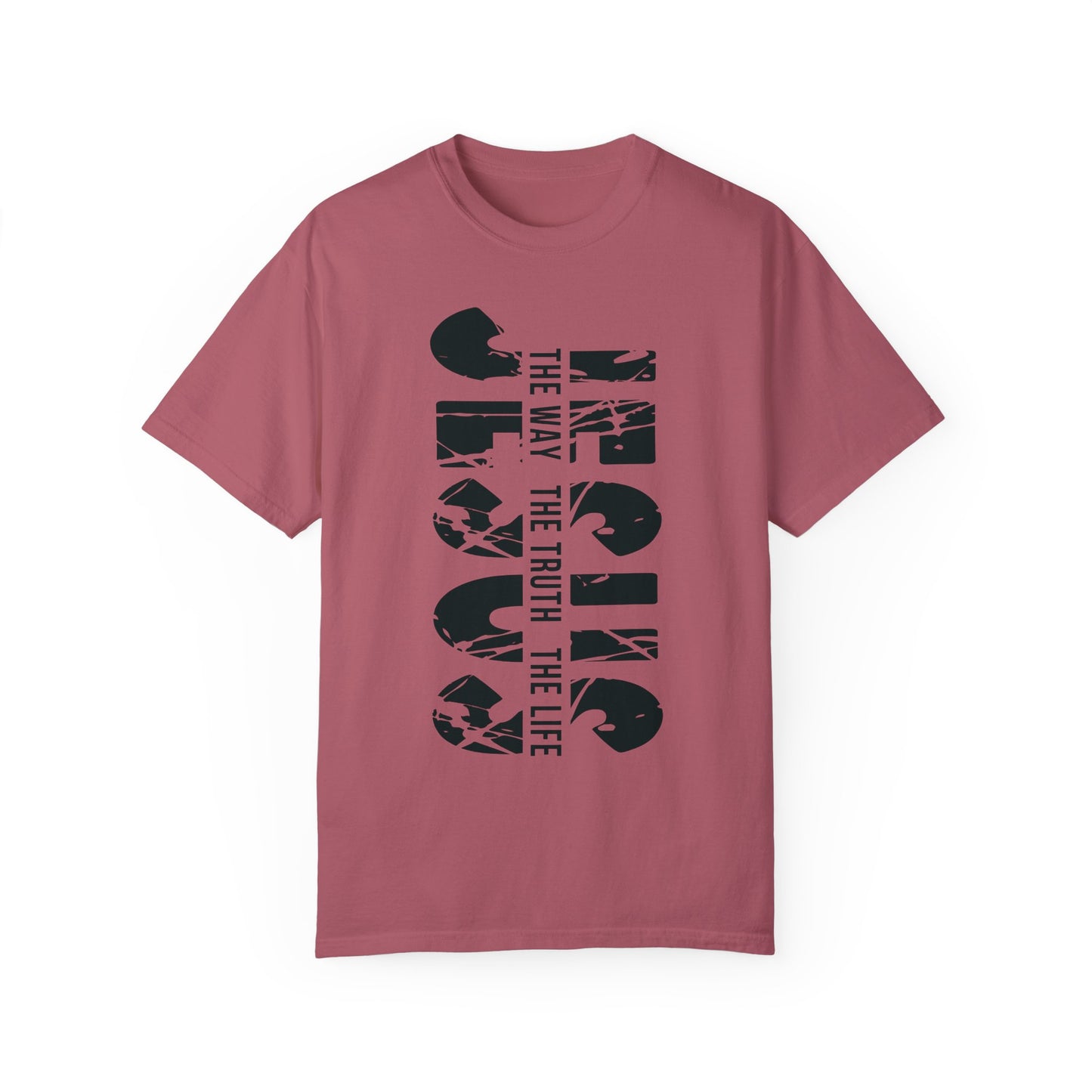 Jesus Shirt,Jesus The Way The Truth The Life Comfort Colors Shirt Crimson