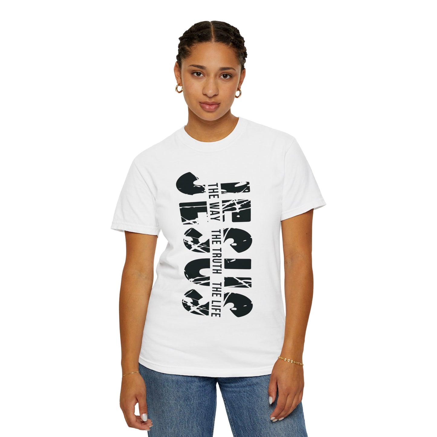 Jesus Shirt,Jesus The Way The Truth The Life Comfort Colors Shirt