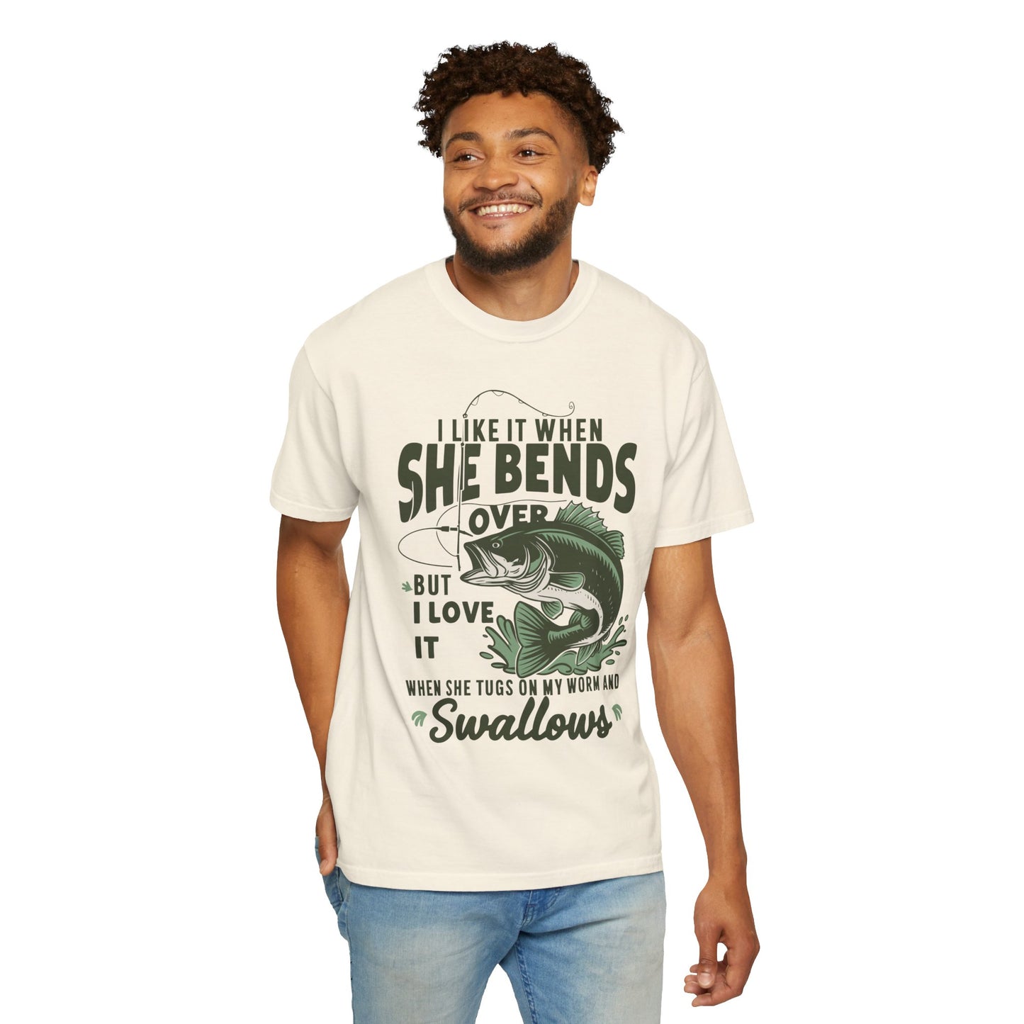 I Like It When She Bends Over Shirt - Fishing Shirt
