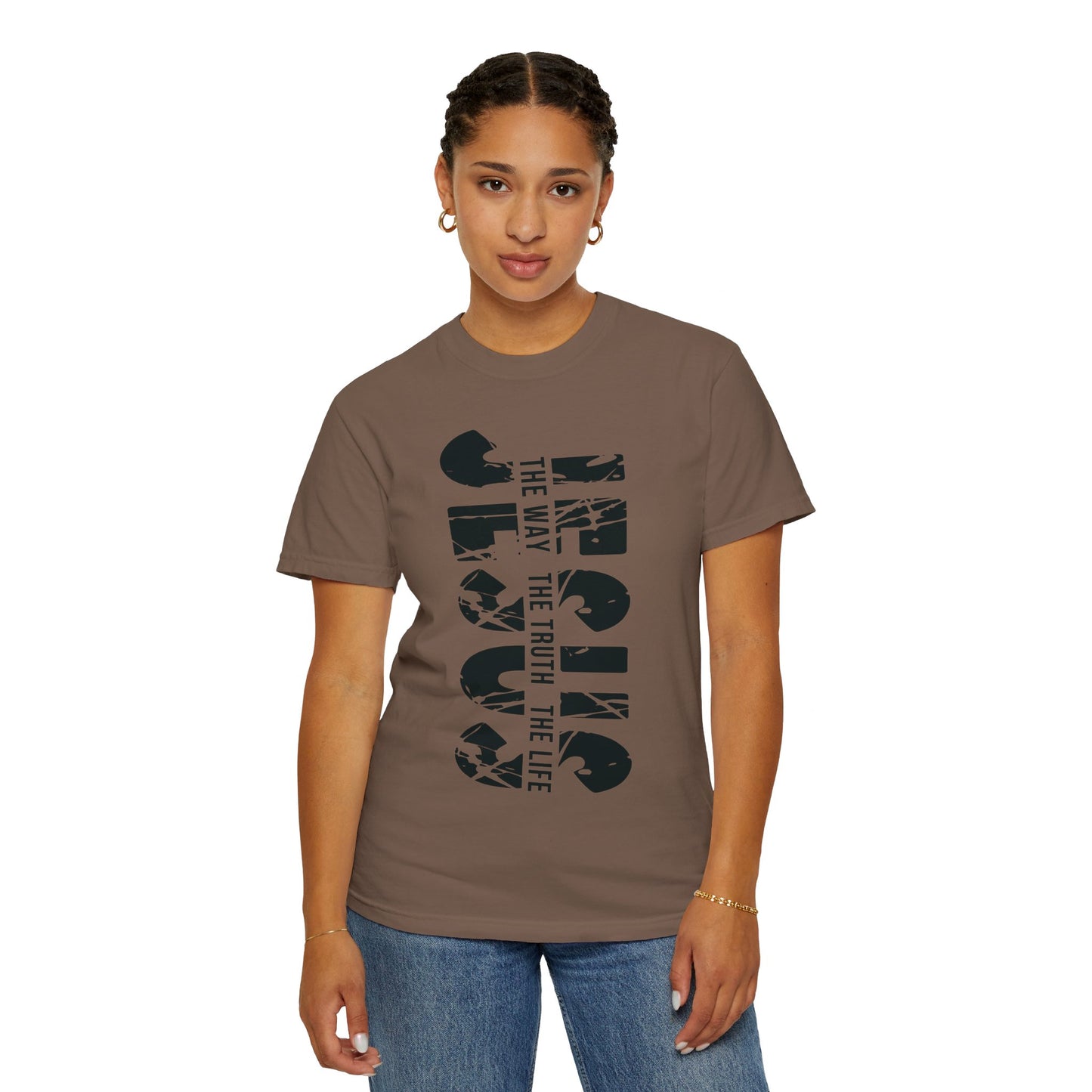 Jesus Shirt,Jesus The Way The Truth The Life Comfort Colors Shirt