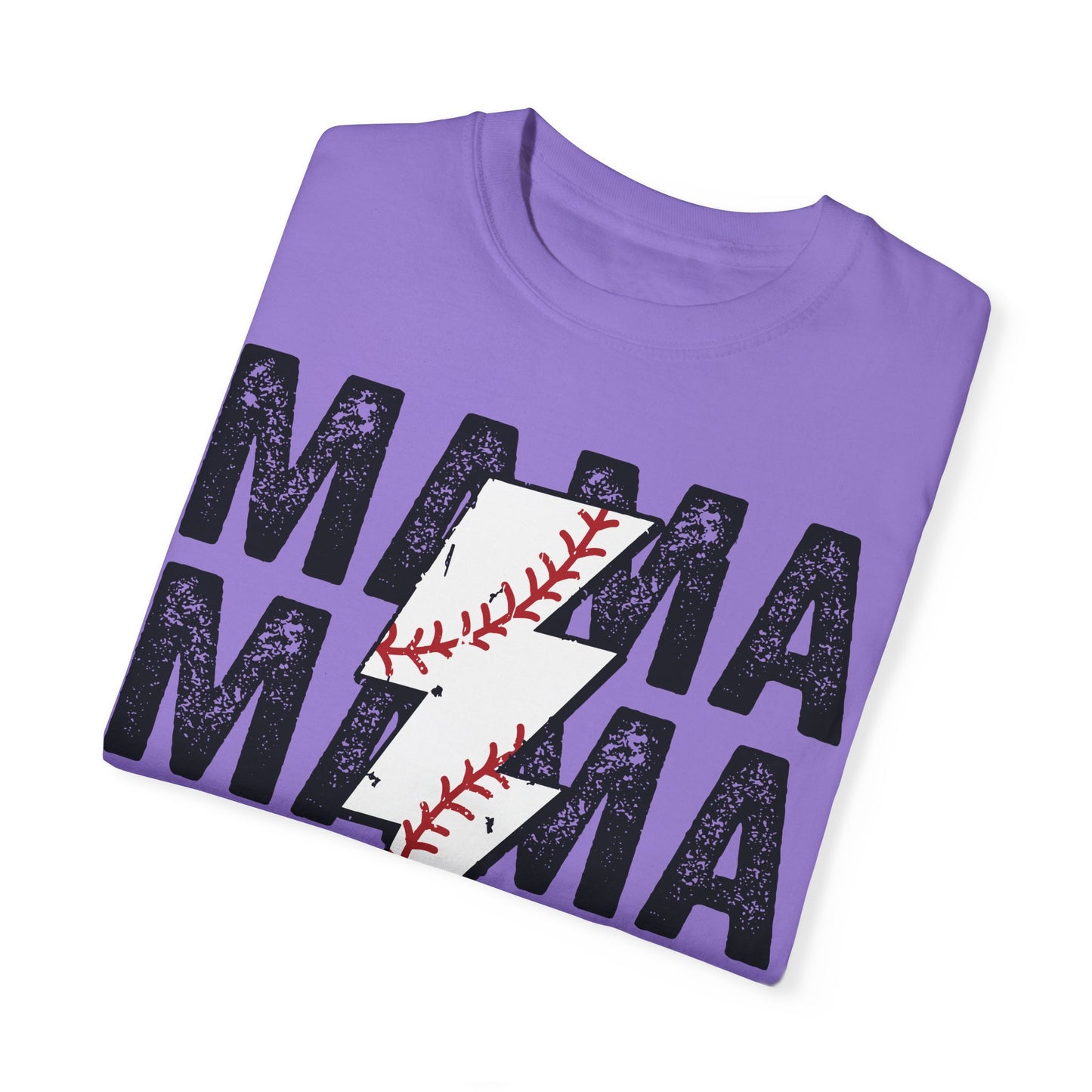 Comfort Colors Baseball Mama Shirt Violet