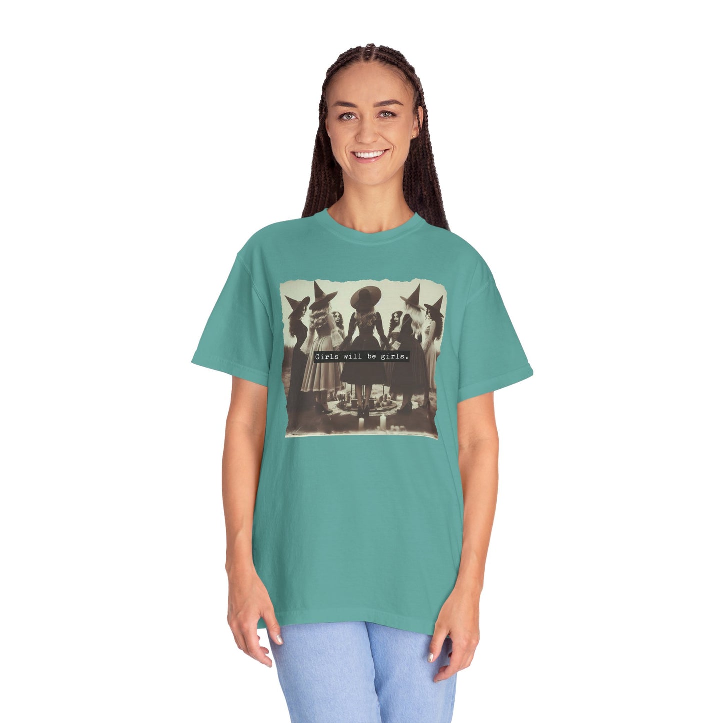 Girls Will Be Girls Shirt, Funny Feminist Comfort Colors Tee, Female Feminist Shirt