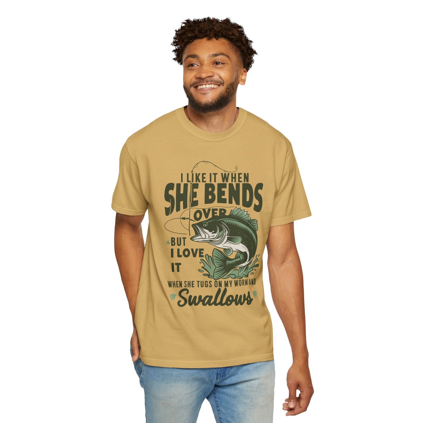 I Like It When She Bends Over Shirt - Fishing Shirt
