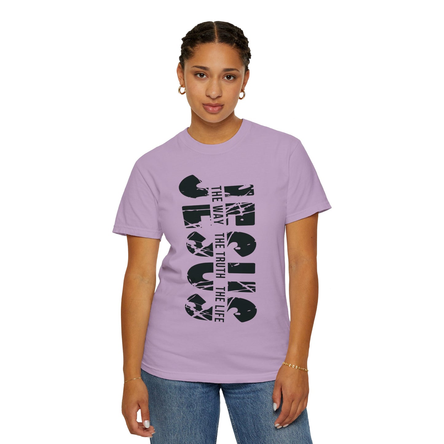 Jesus Shirt,Jesus The Way The Truth The Life Comfort Colors Shirt