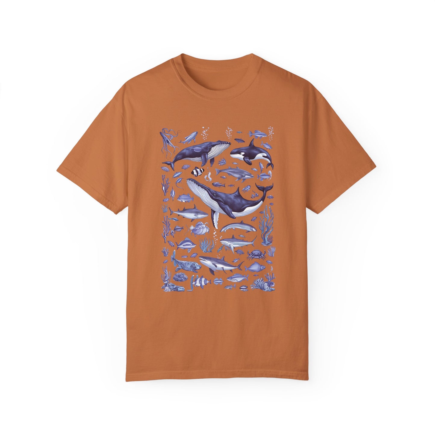 Vintage 90s Tattoo Sea Animal Tshirt Yam
