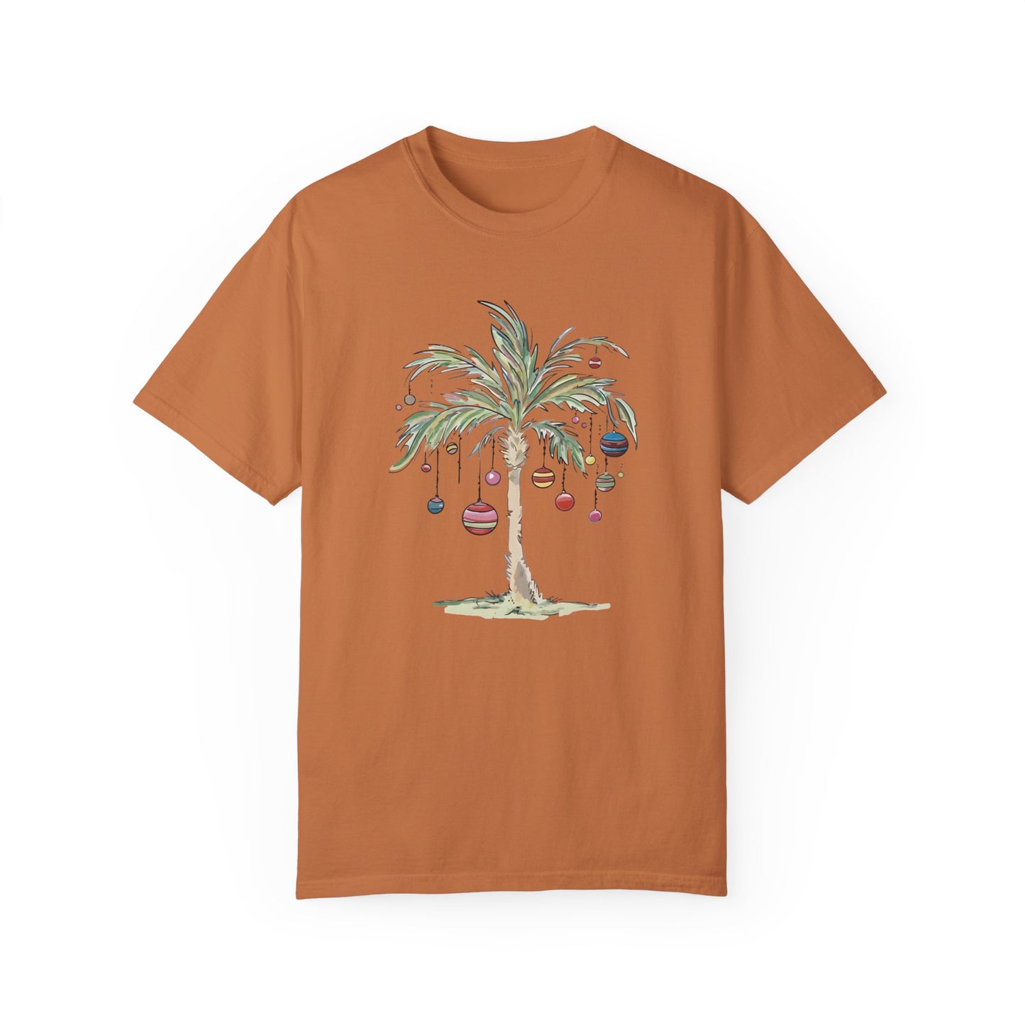 Christmas Palm Tree Shirt - Tropical Xmas Gift Yam