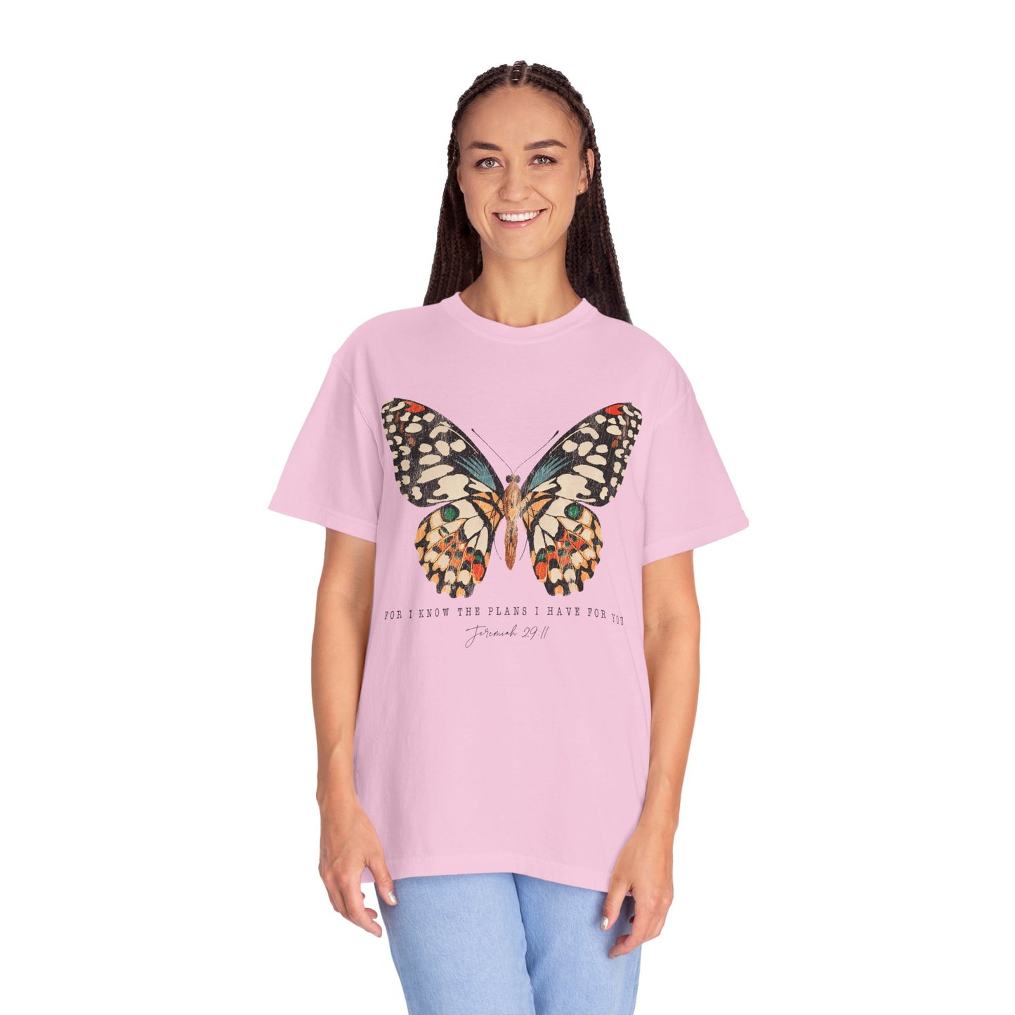 Jeremiah 29:11 Butterfly Shirt - Inspirational Christian Apparel