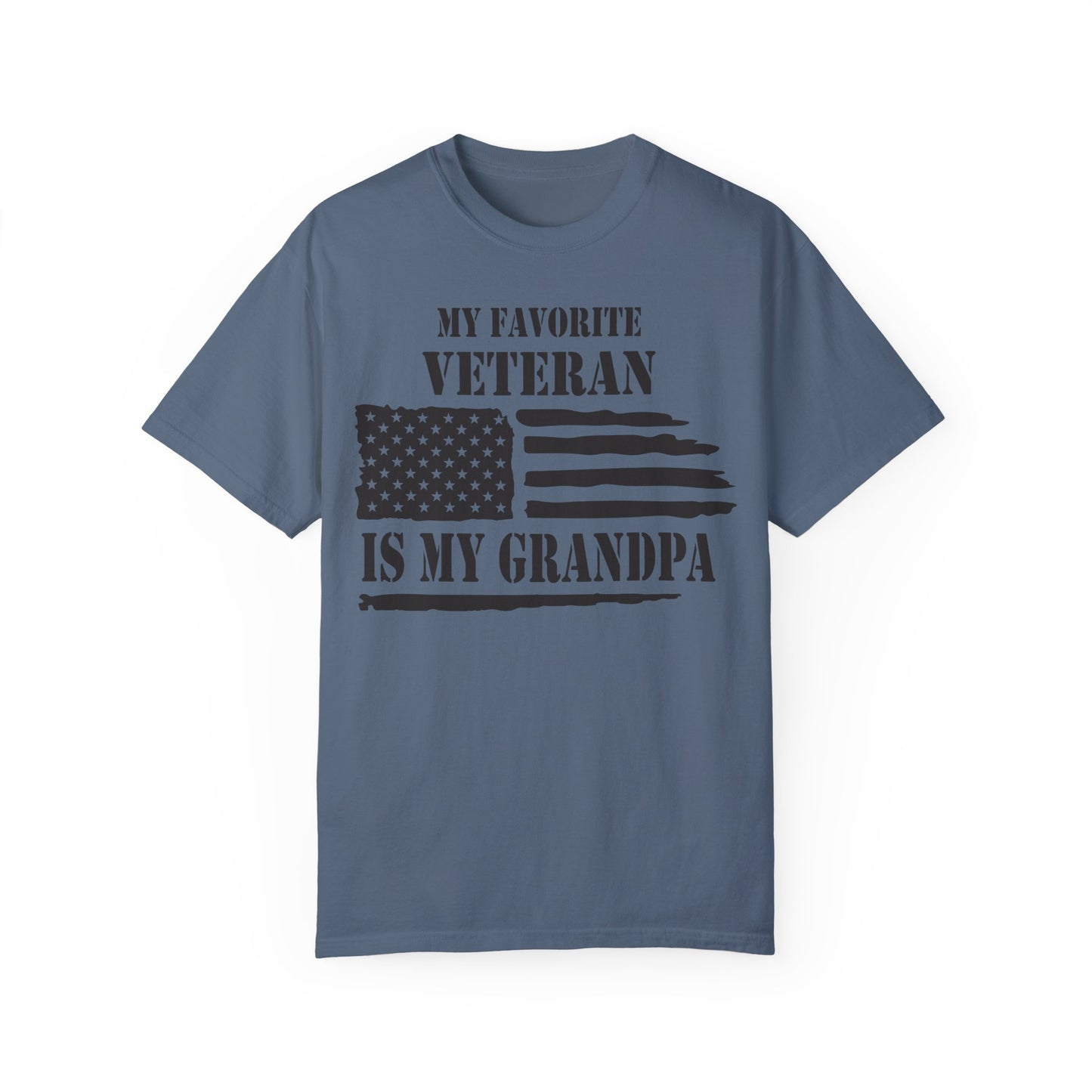 My Favorite Veteran Is My Grandpa Shirt Blue Jean