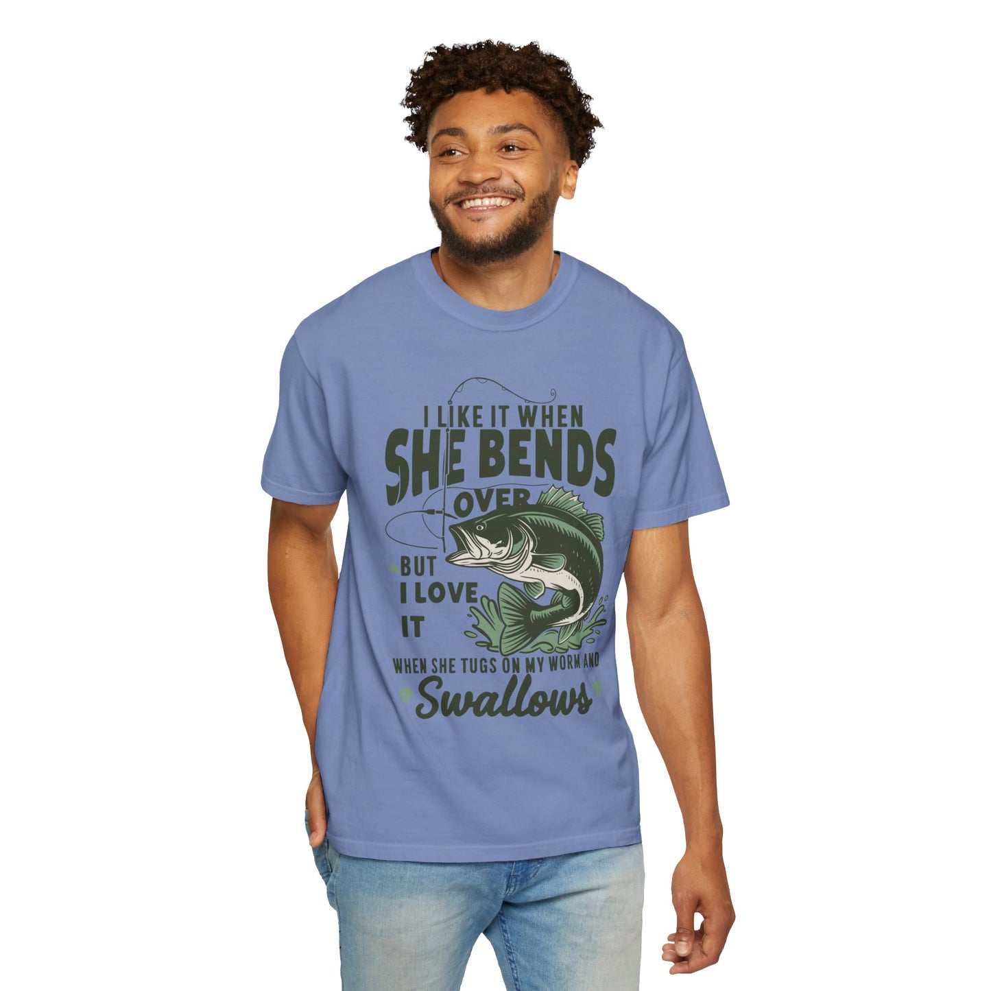I Like It When She Bends Over Shirt - Fishing Shirt