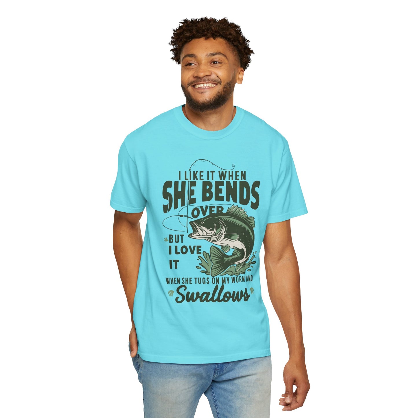 I Like It When She Bends Over Shirt - Fishing Shirt