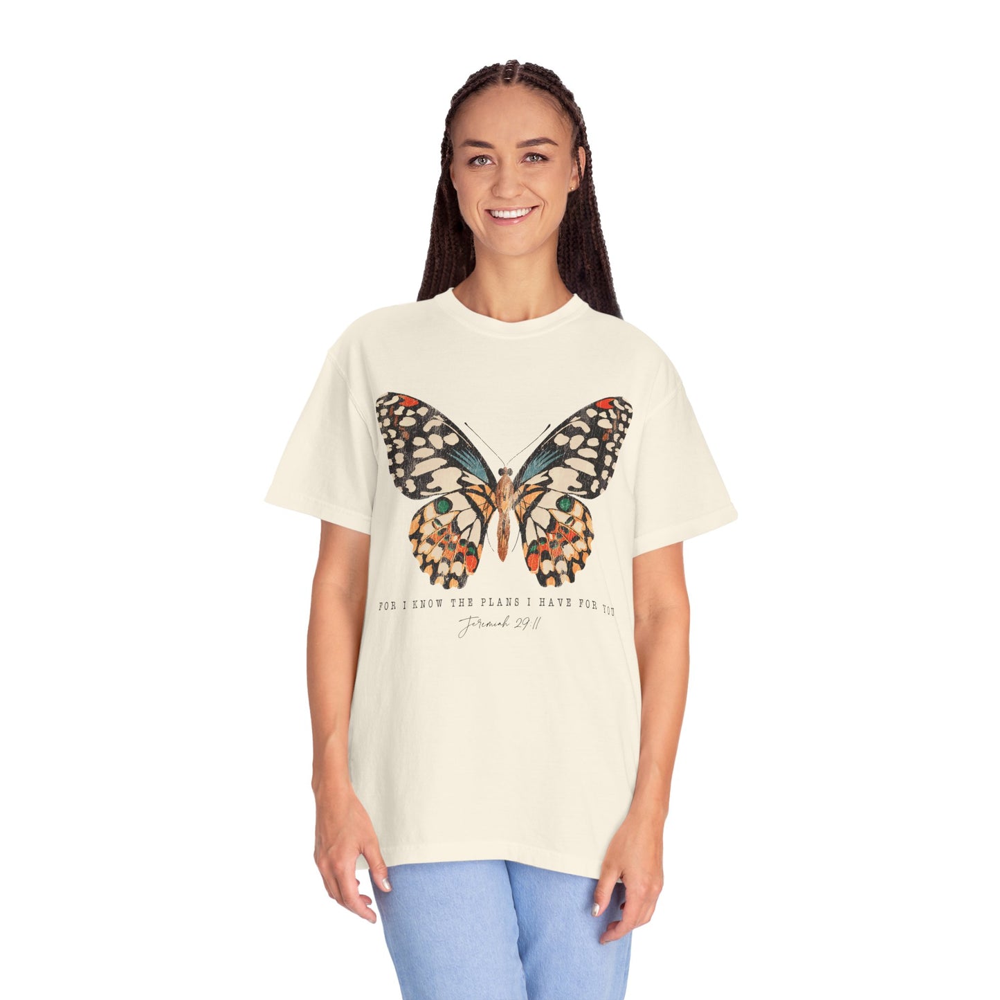 Jeremiah 29:11 Butterfly Shirt - Inspirational Christian Apparel