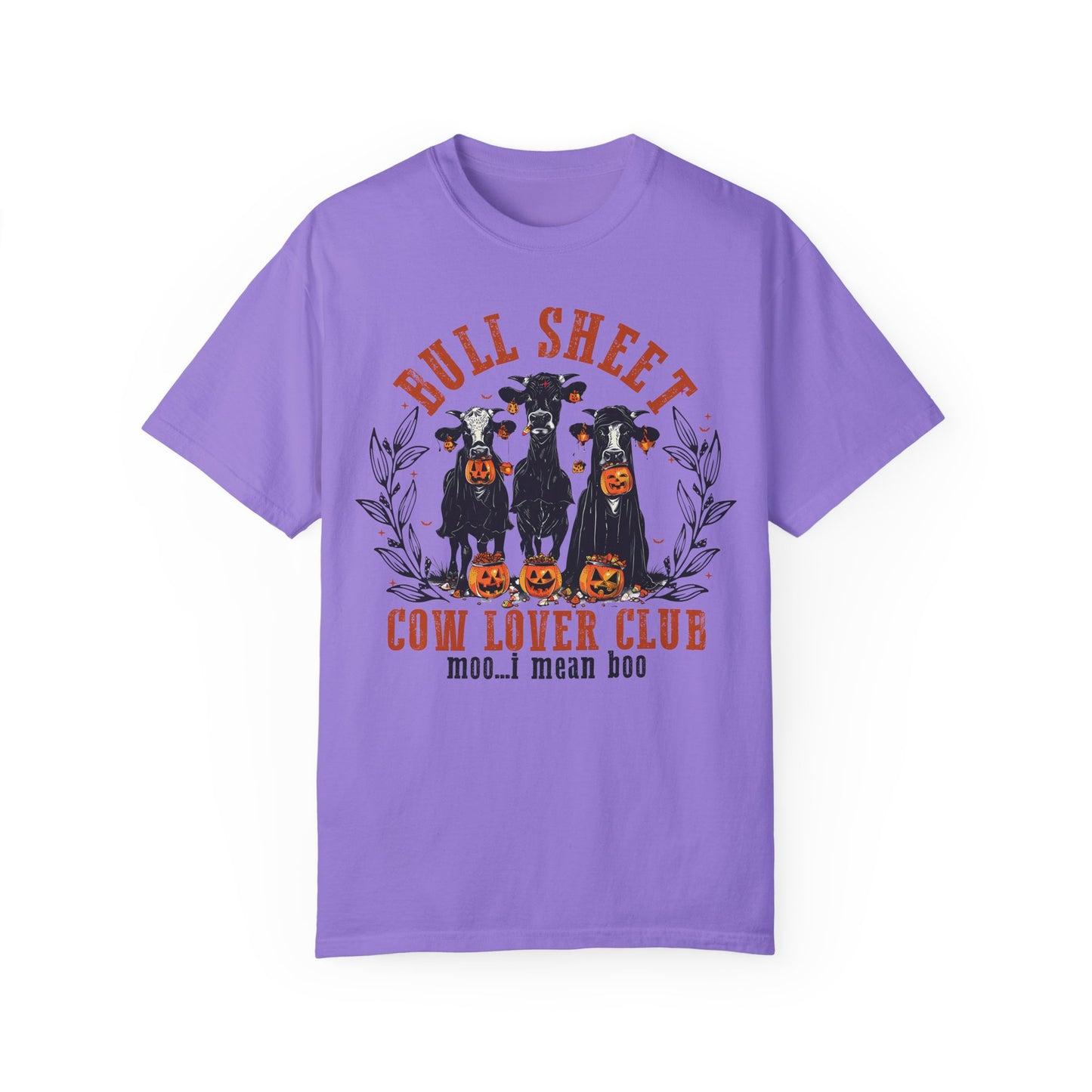 Bull Sheet Cow Lover Club Shirt Violet