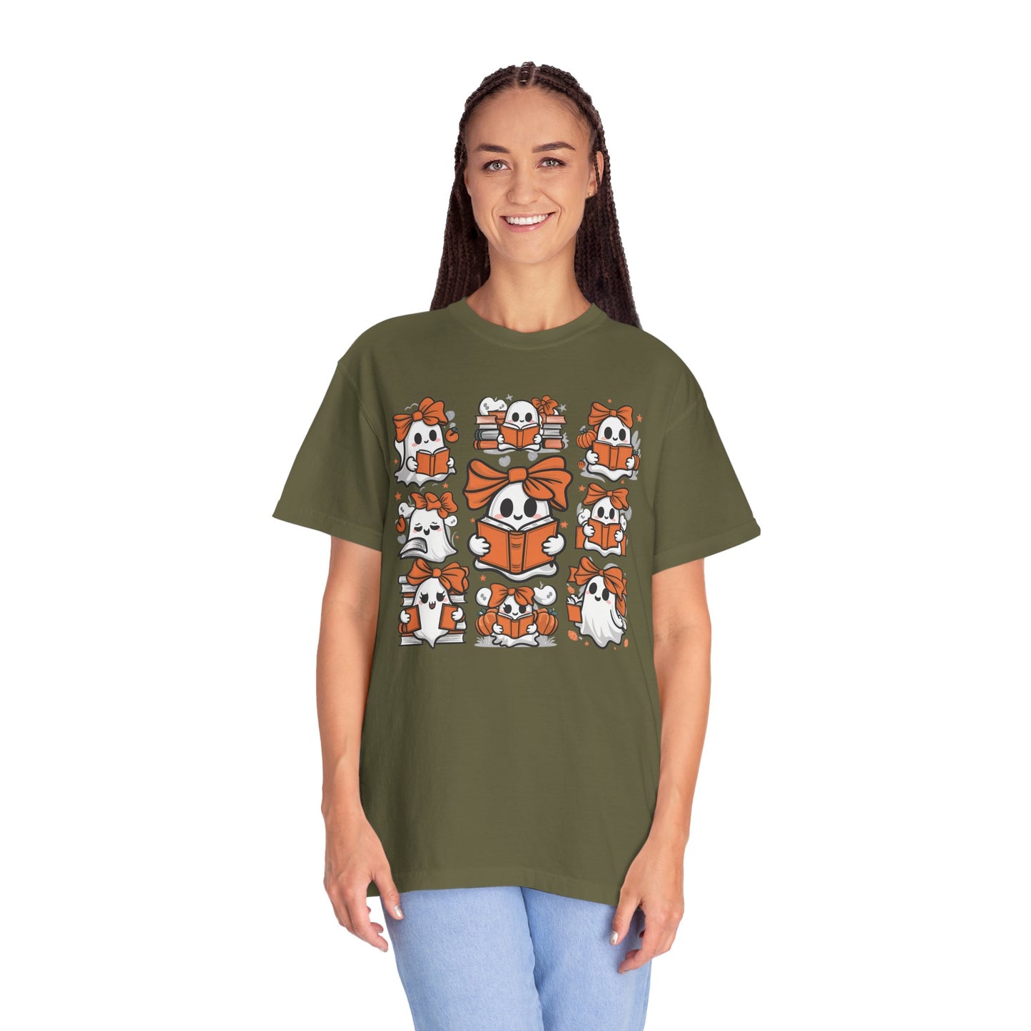 Ghost Reading Shirt, Teacher Halloween Shirt