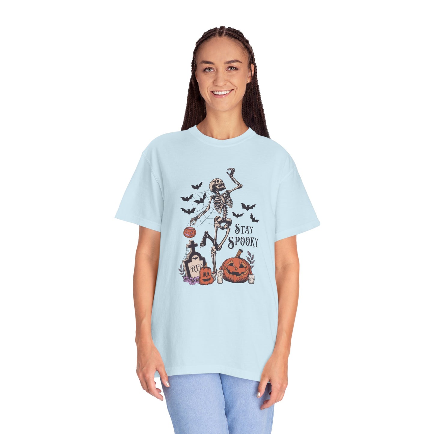 Comfort Colors® Dancing Skeleton Shirt - Stay Spooky Shirt