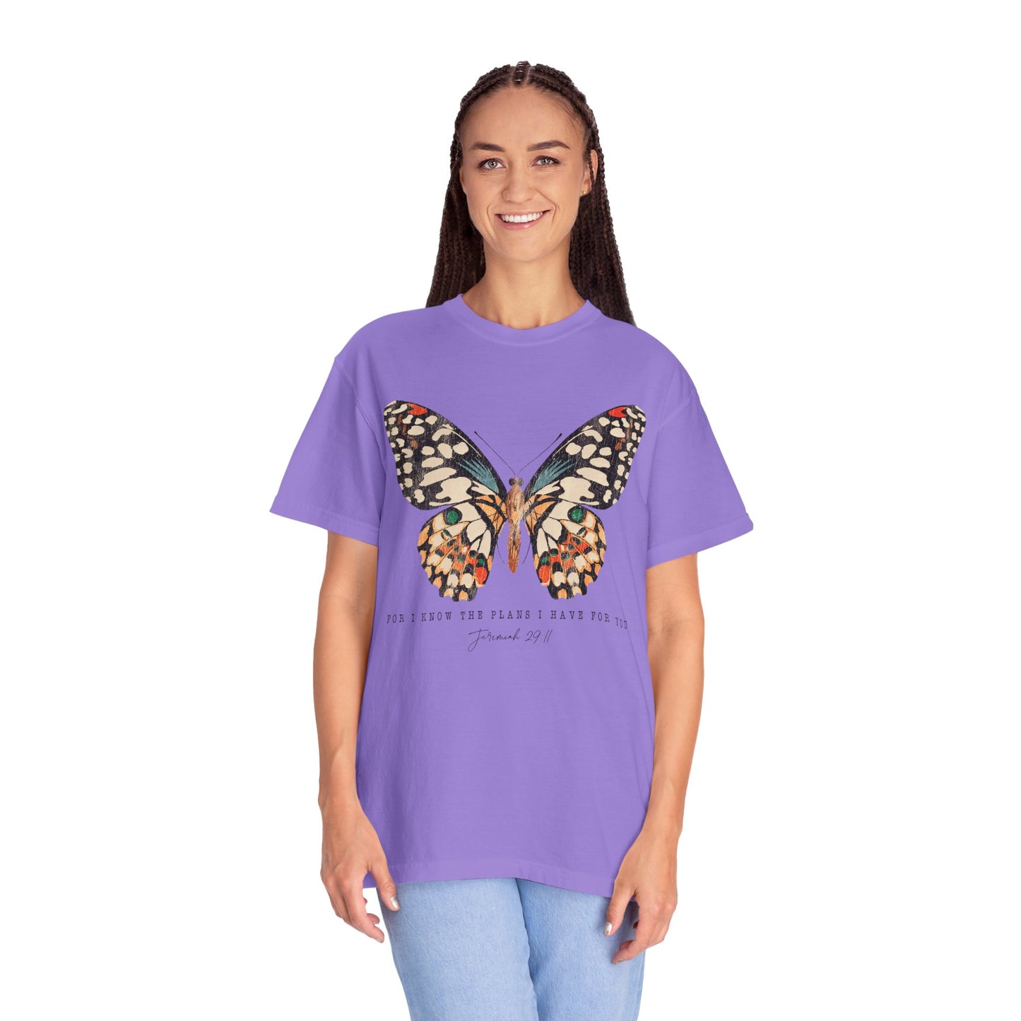 Jeremiah 29:11 Butterfly Shirt - Inspirational Christian Apparel