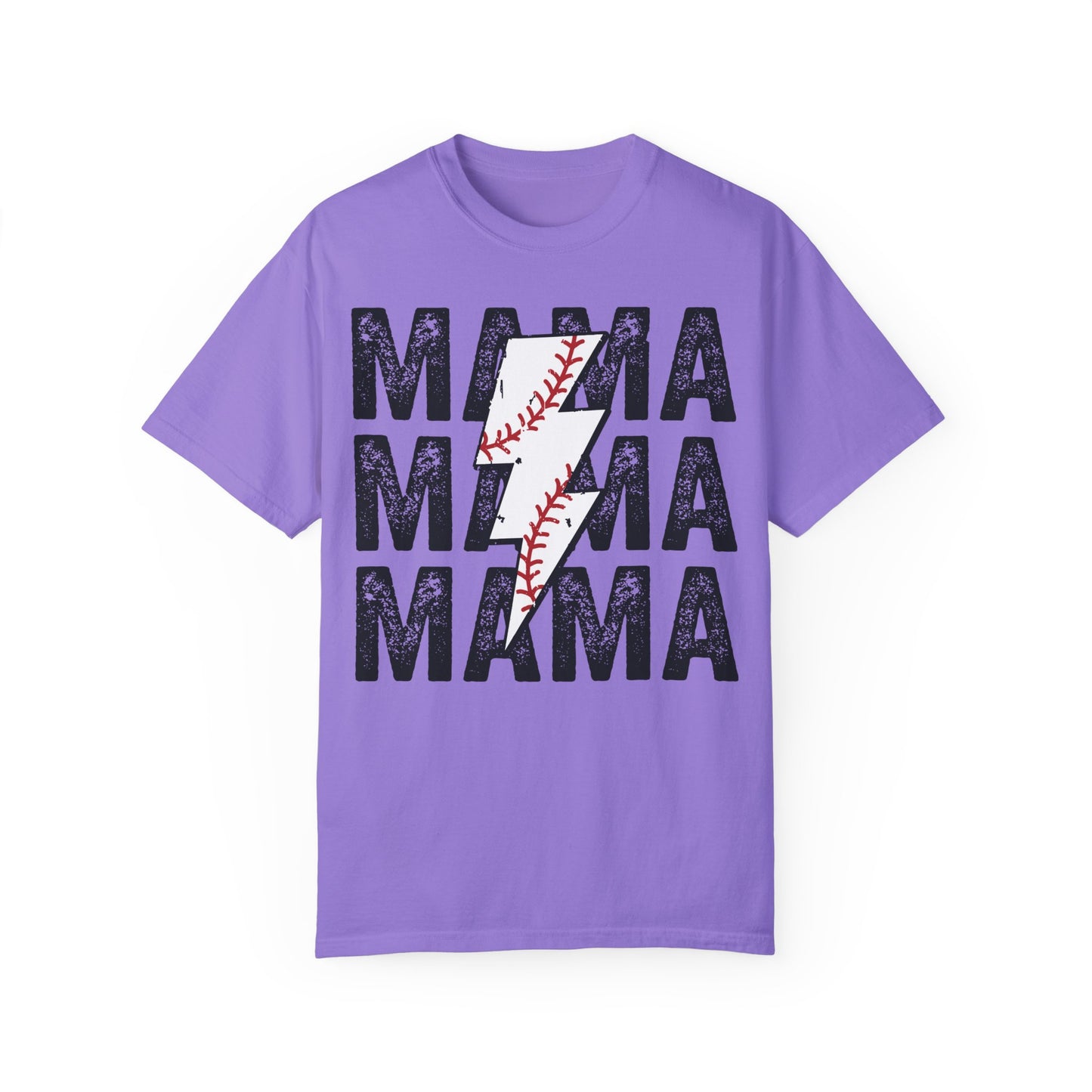Comfort Colors Baseball Mama Shirt