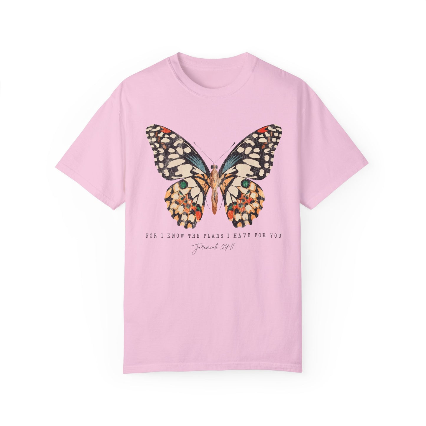 Jeremiah 29:11 Butterfly Shirt - Inspirational Christian Apparel Blossom
