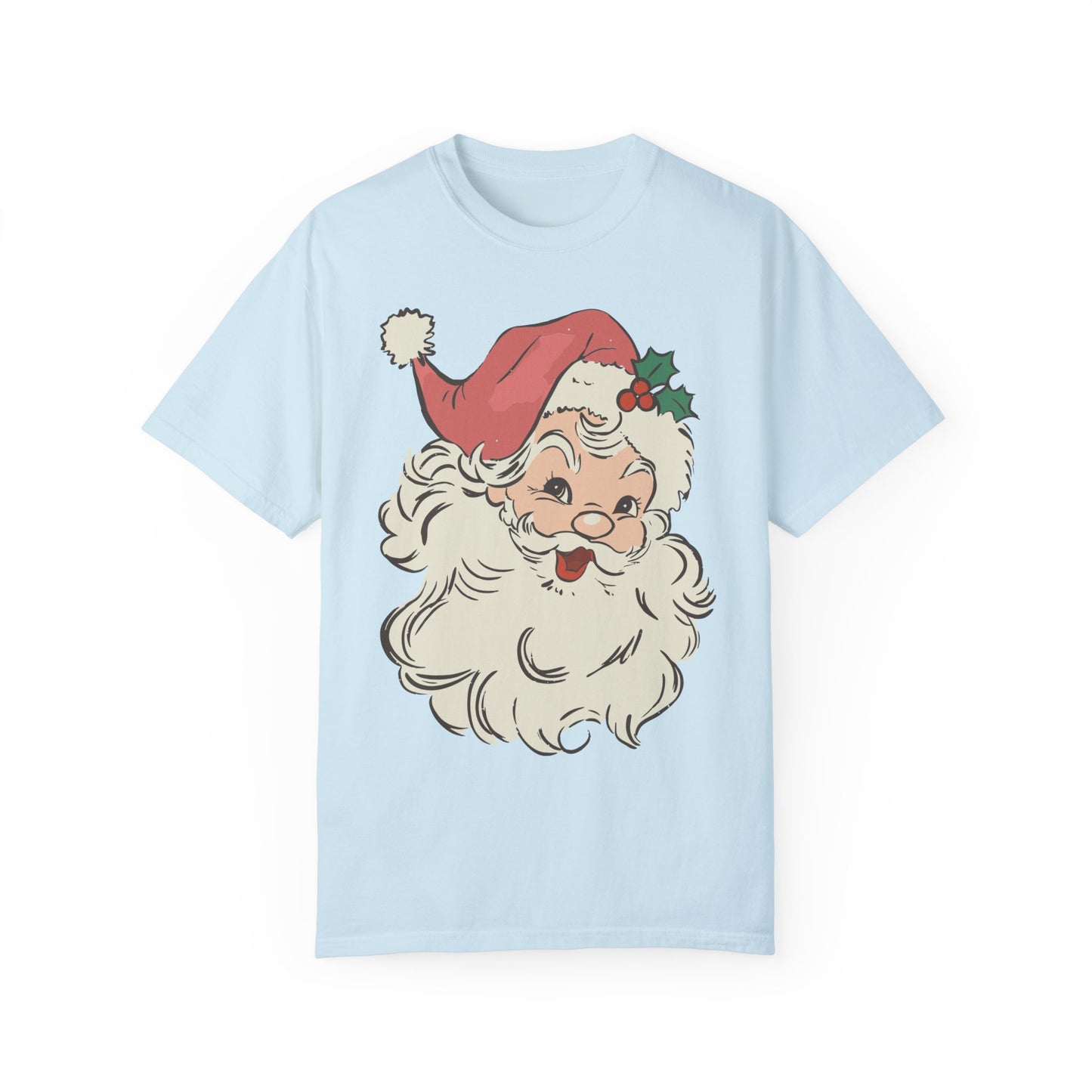 Vintage Santa Comfort Colors Shirt Chambray
