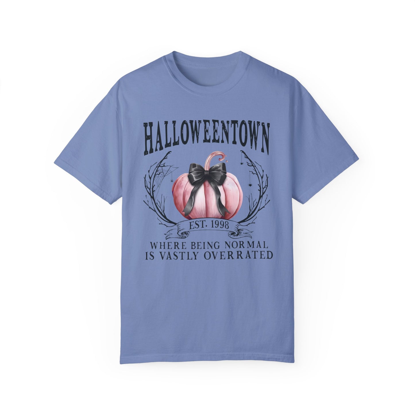 Halloween Town Est 1998 Shirt Washed Denim